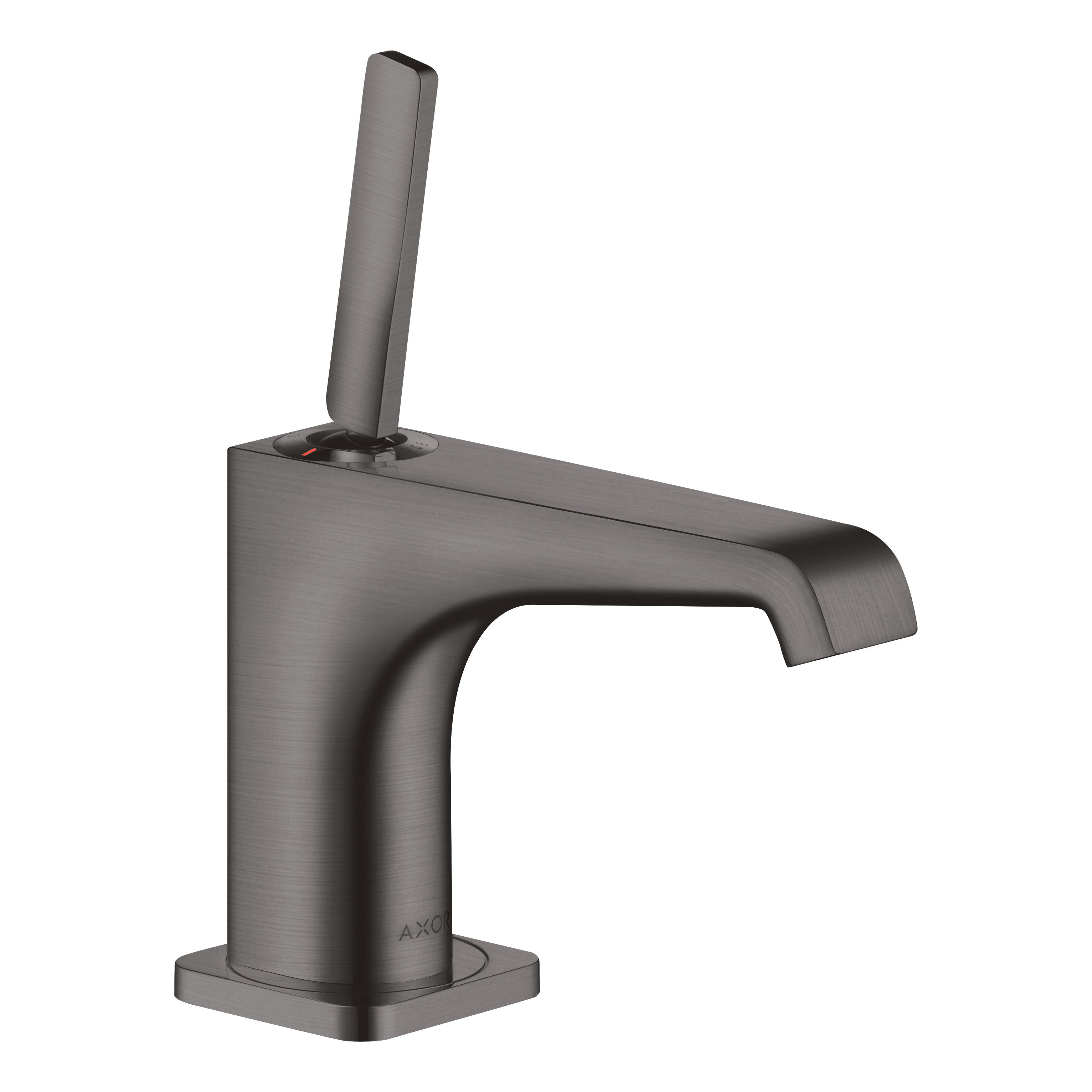 AXOR Citterio E Single Pin Handle Pillar Faucet 90 without Waste Set from Brandt in Brushed Black Chrome finish