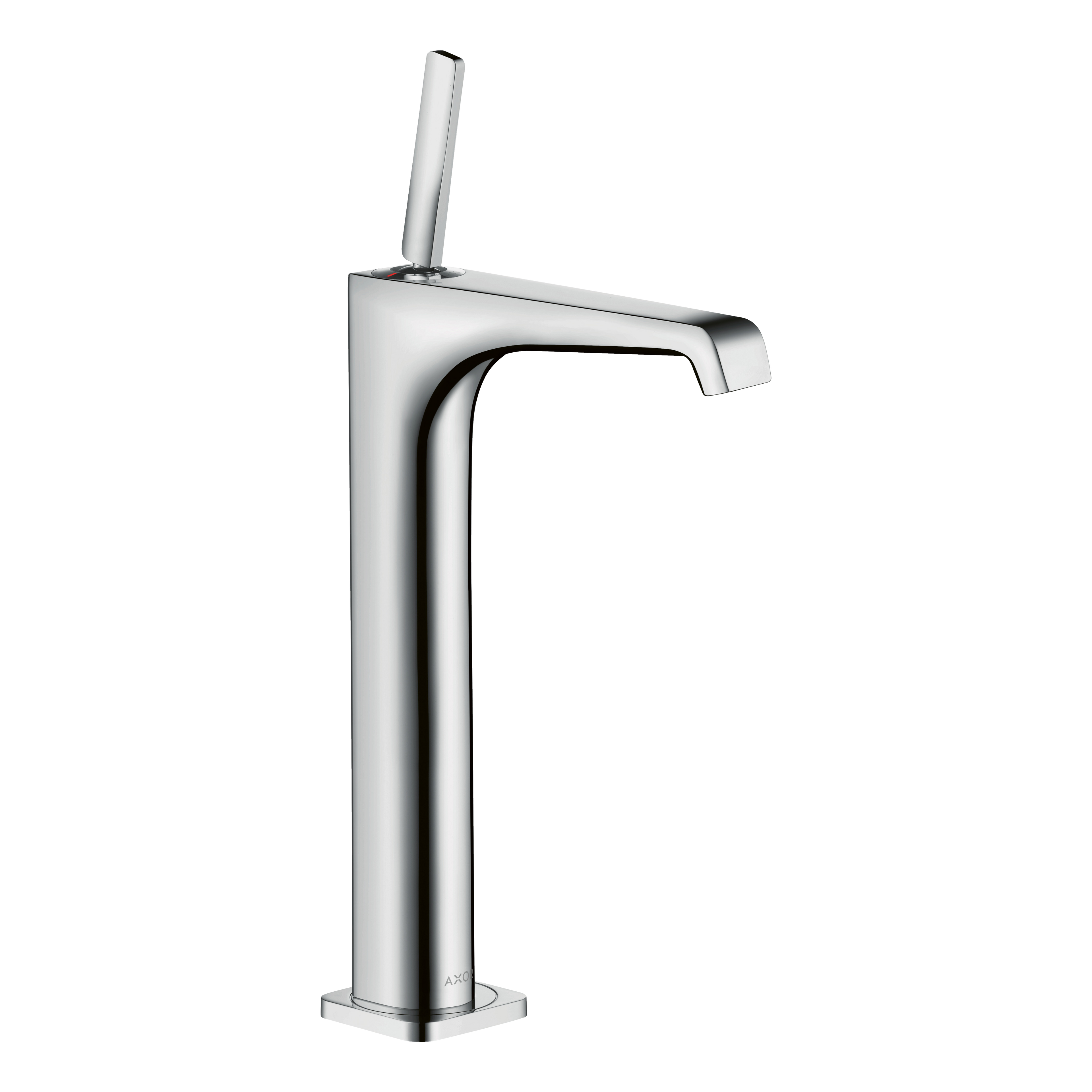 AXOR Citterio E Single Pin Handle Basin Mixer Faucet 250 with Open Waste Set from Brandt in Stainless Steel Optic finish