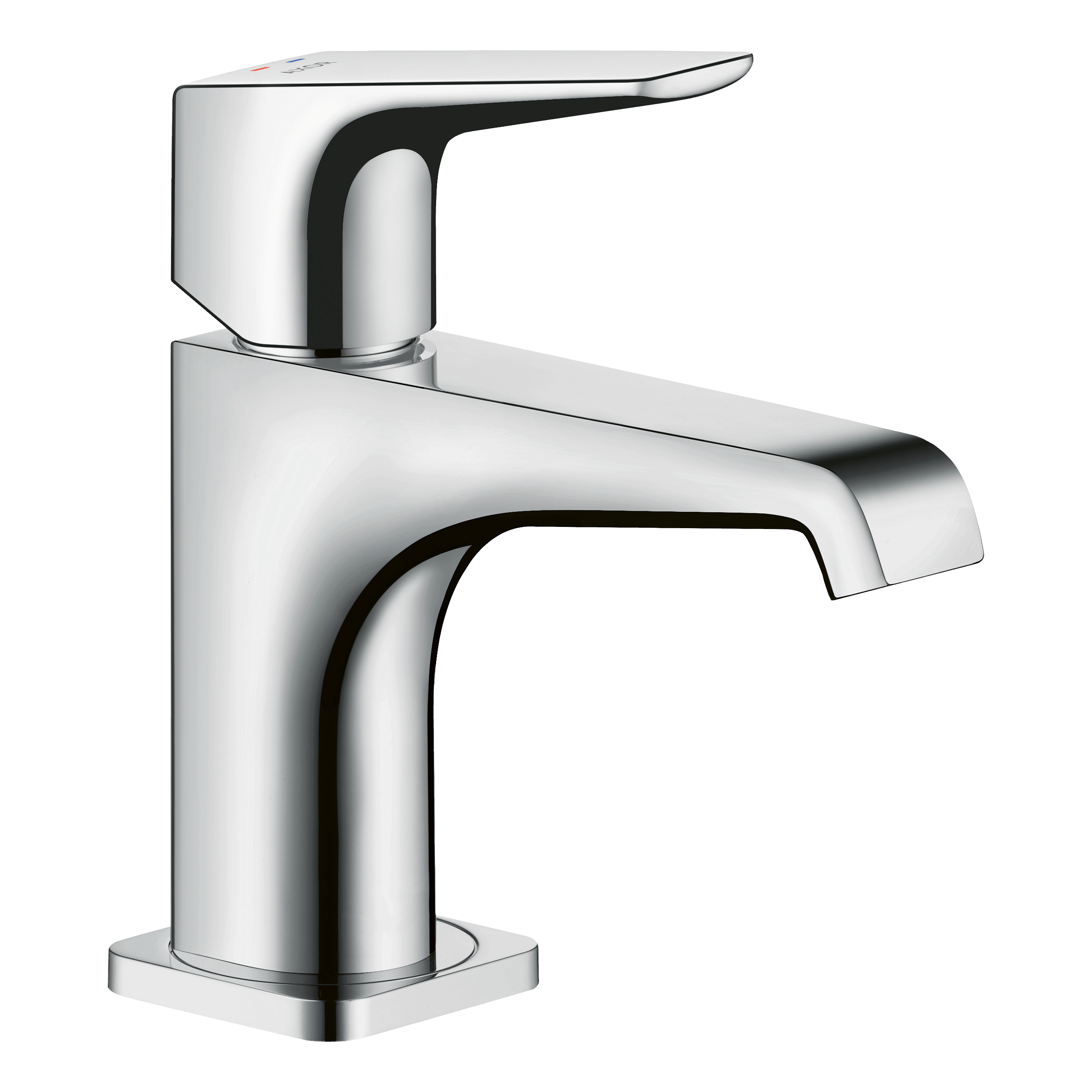 AXOR Citterio E Single Lever Handle Basin Mixer Faucet 90 with Open Waste Set from Brandt in Chrome finish