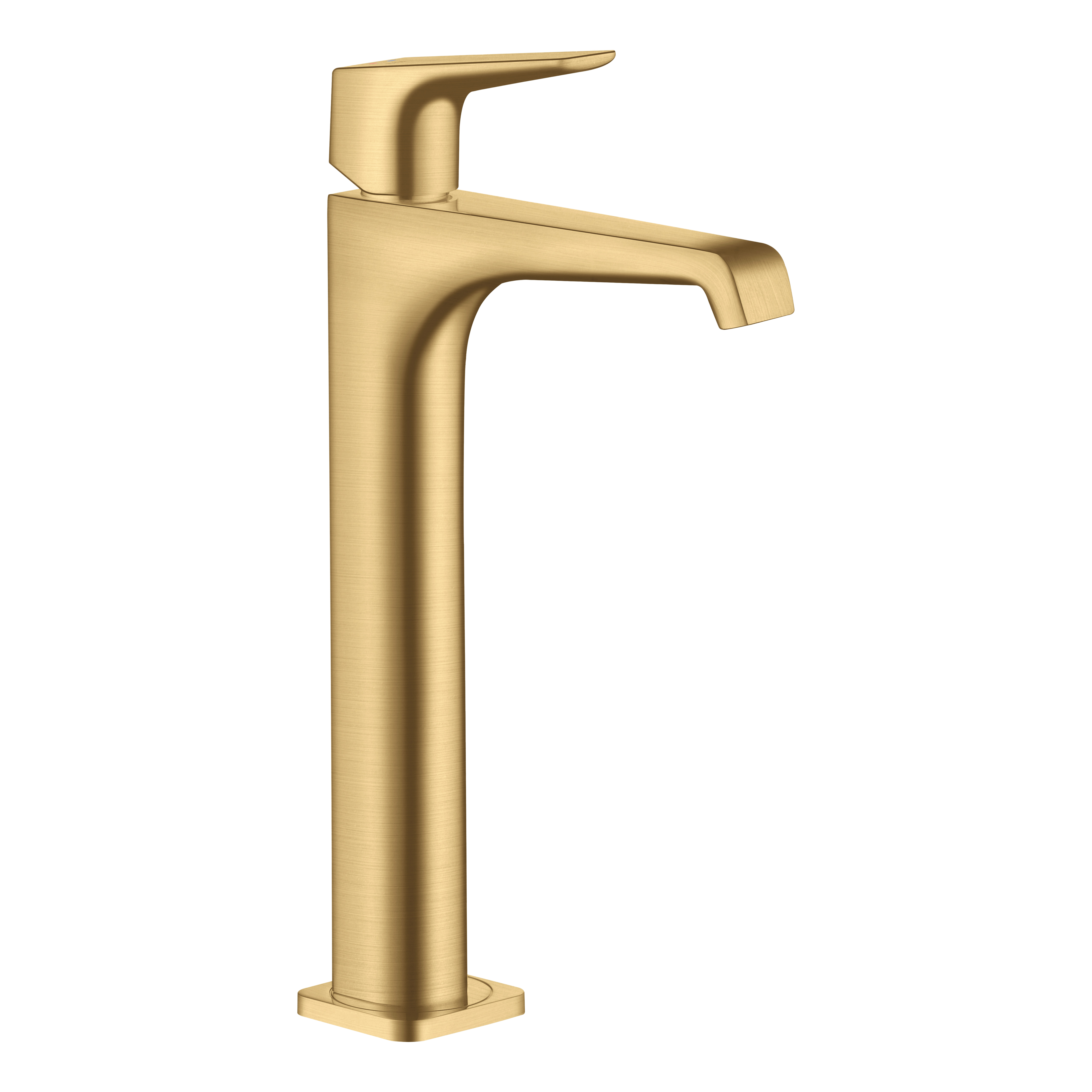 AXOR Citterio E Single Lever Handle Basin Mixer Faucet 250 with Open Waste Set from Brandt in Brushed Gold Optic finish