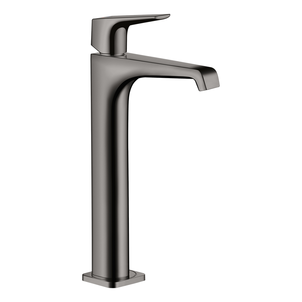 AXOR Citterio E Single Lever Handle Basin Mixer Faucet 250 with Open Waste Set from Brandt in Polished Black Chrome finish