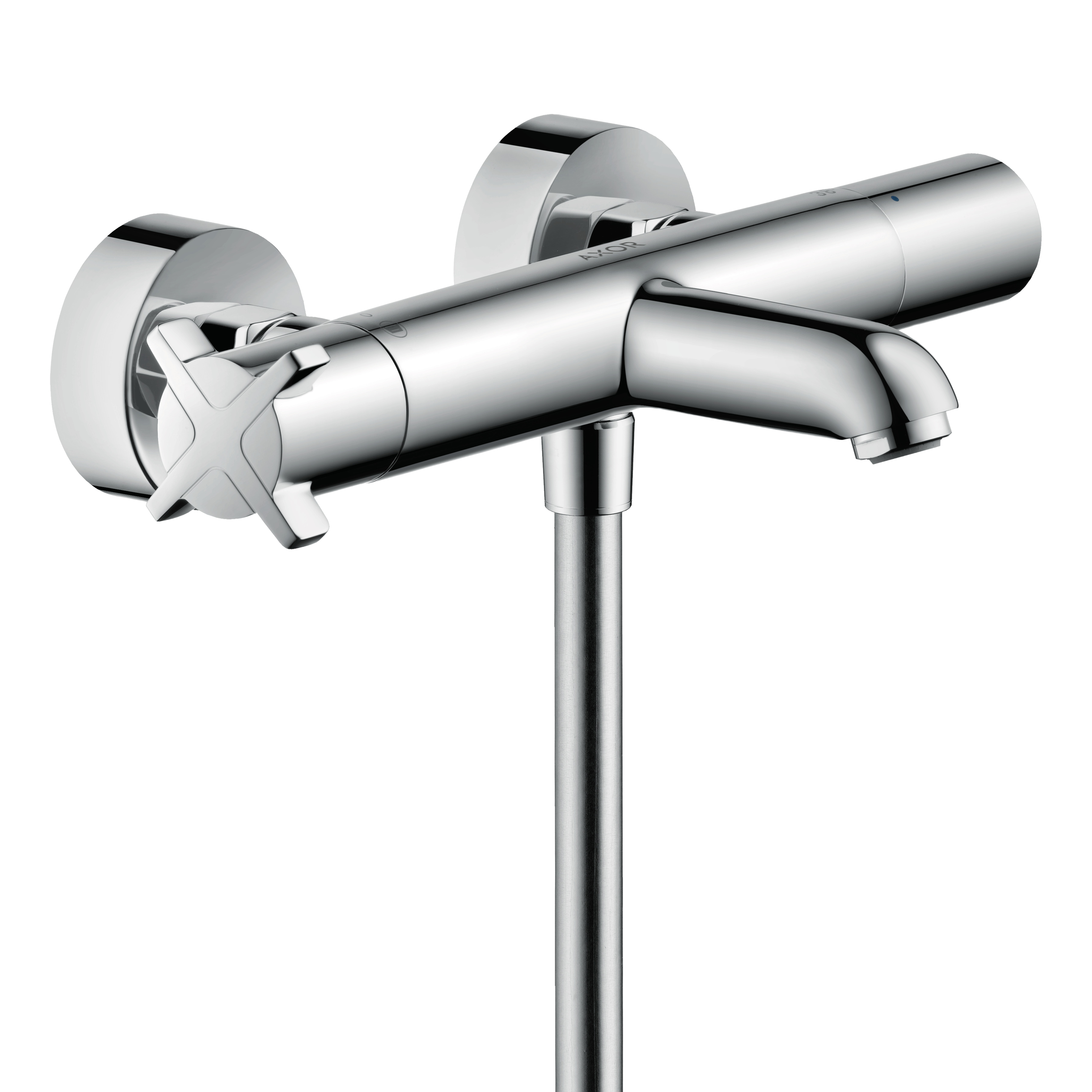 AXOR Citterio E Bath & Shower Thermostatic Mixer Faucet from Brandt in Chrome finish