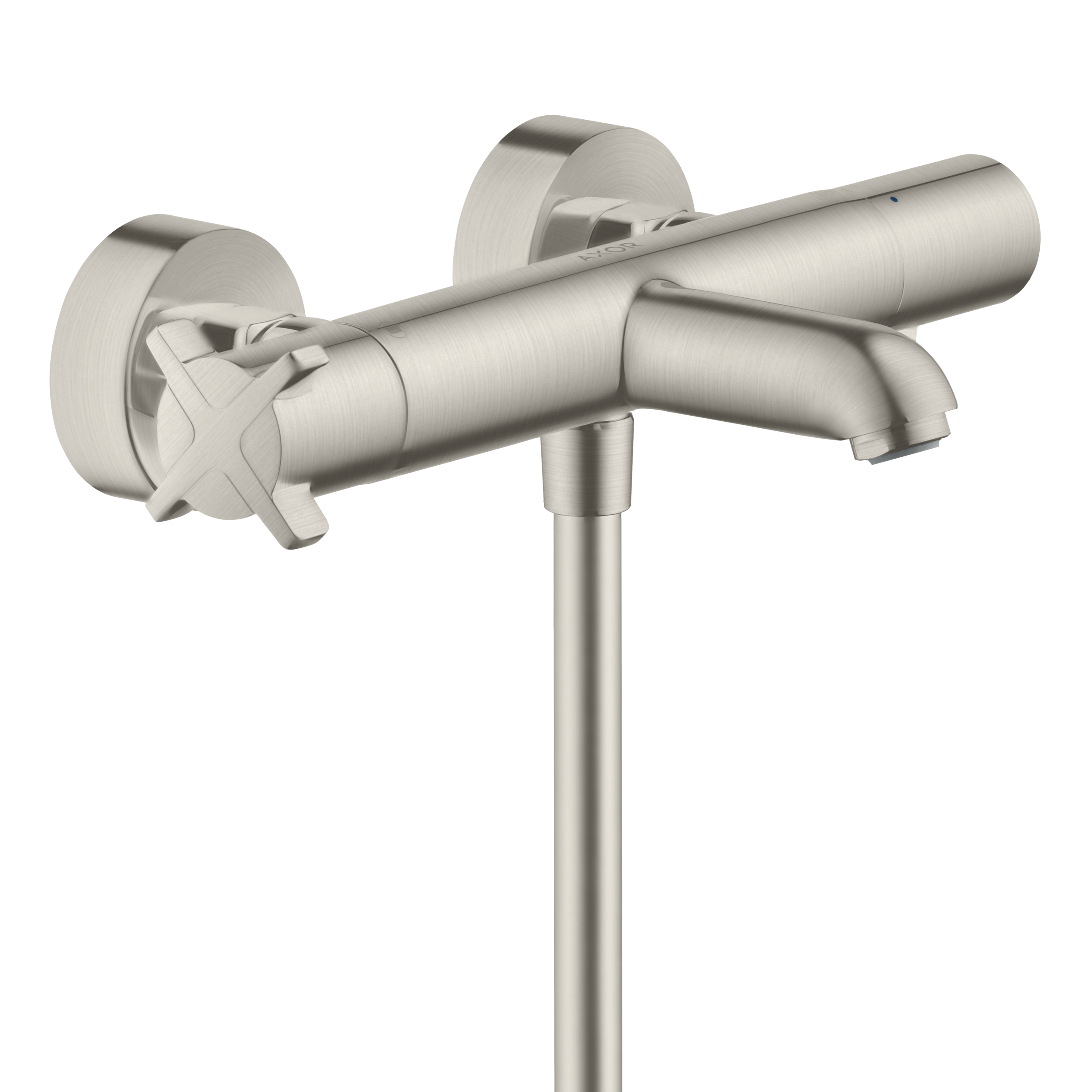 AXOR Citterio E Bath & Shower Thermostatic Mixer Faucet from Brandt in Stainless Steel Optic finish