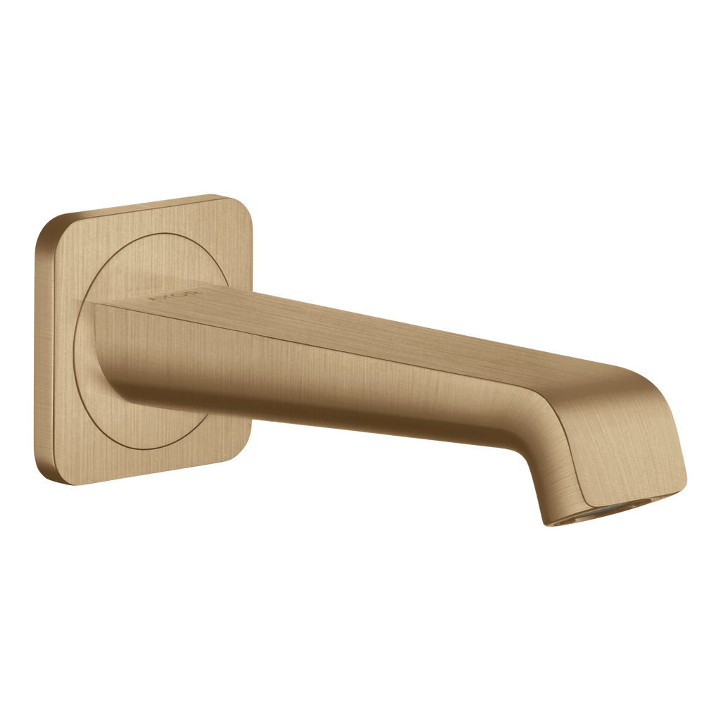 AXOR Citterio E Bathtub Spout from Brandt in Brushed Bronze finish