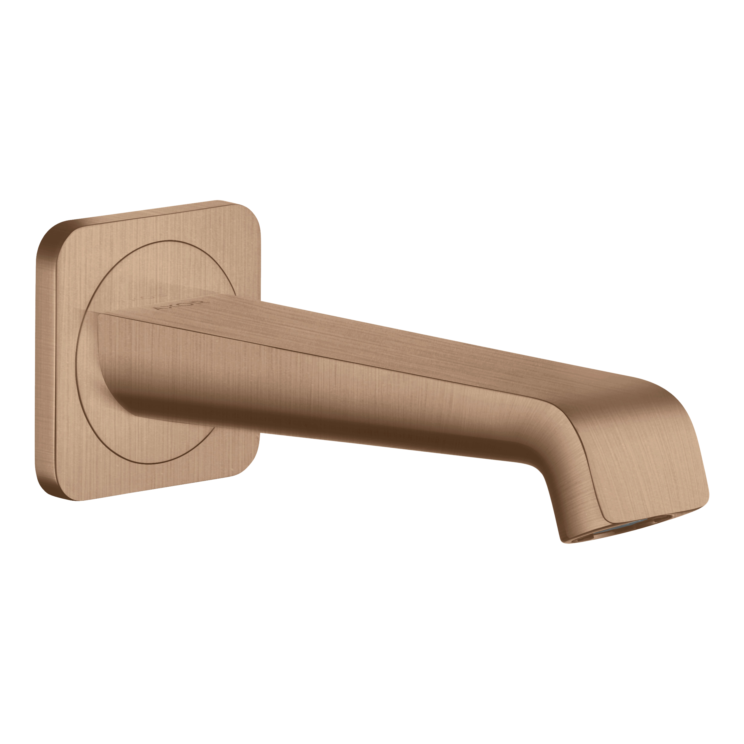 AXOR Citterio E Bathtub Spout from Brandt in Brushed Red Gold finish