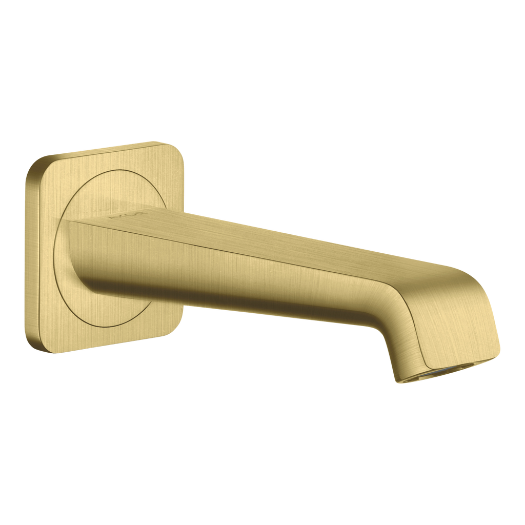 AXOR Citterio E Bathtub Spout from Brandt in Brushed Brass finish