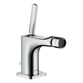 AXOR Citterio E Single Pin Handle Bidet Mixer Faucet with Pop-Up Waste Set from Brandt in Chrome finish