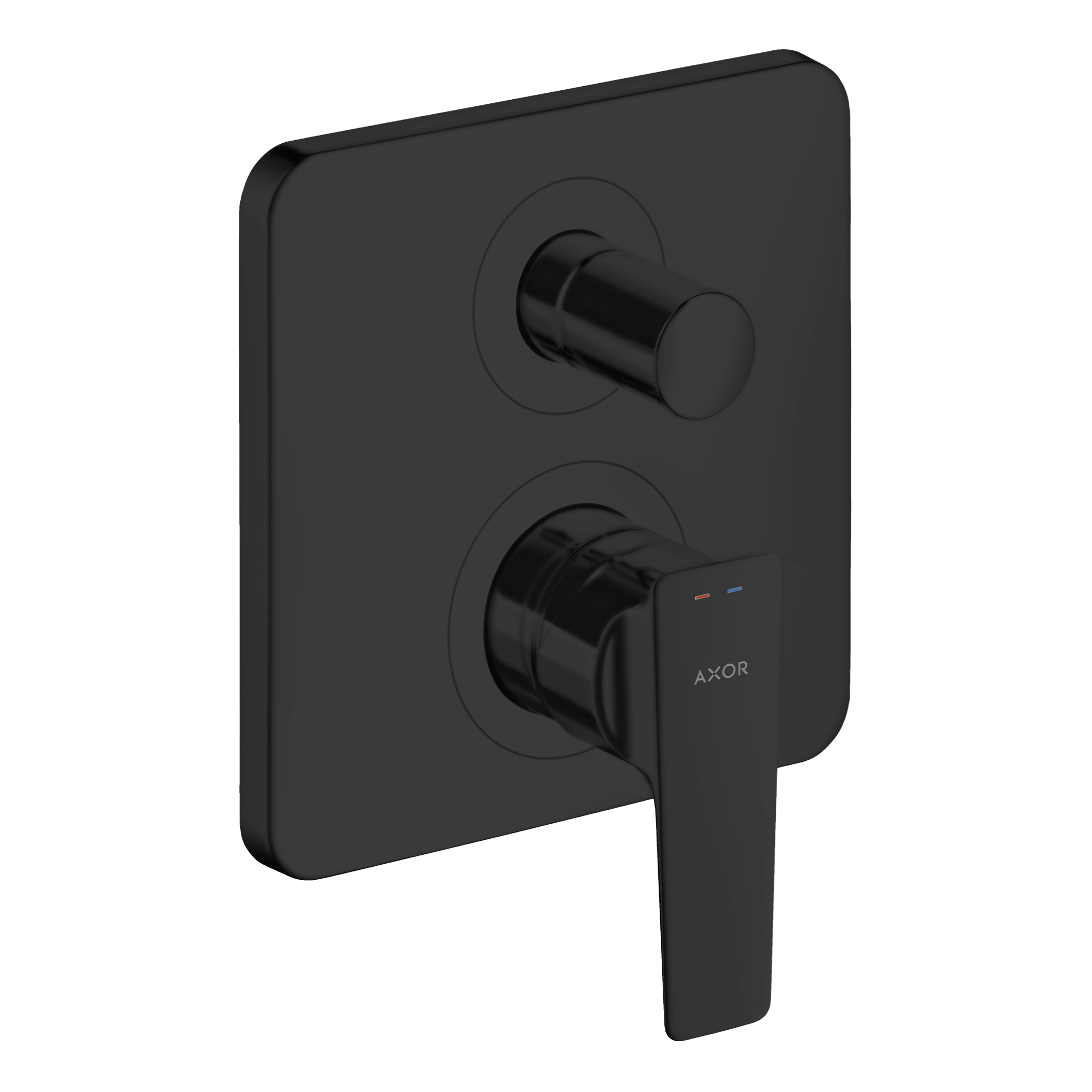 AXOR Citterio E Single Lever Handle Concealed Bath & Shower Mixer from Brandt in Matt Black finish