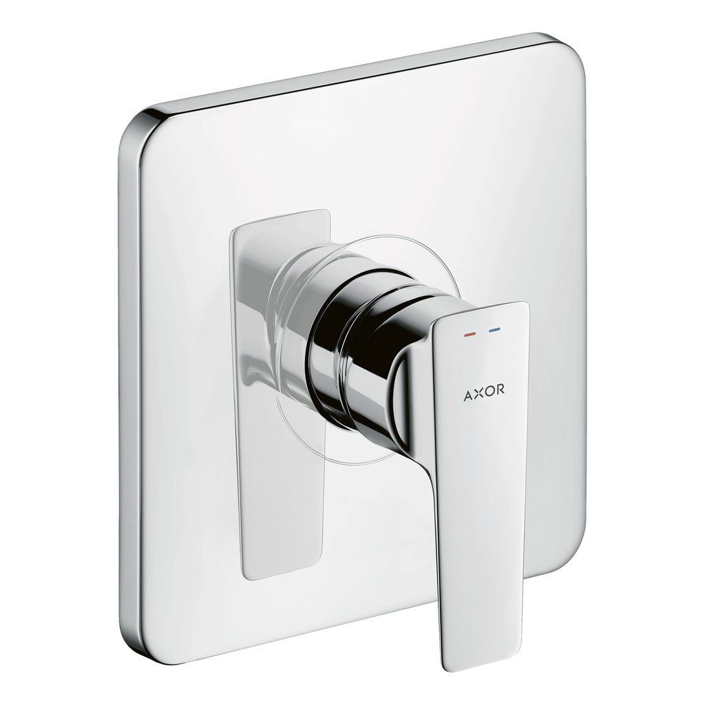 AXOR Citterio E Single Lever Handle Concealed Shower Mixer from Brandt in Polished Gold Optic finish