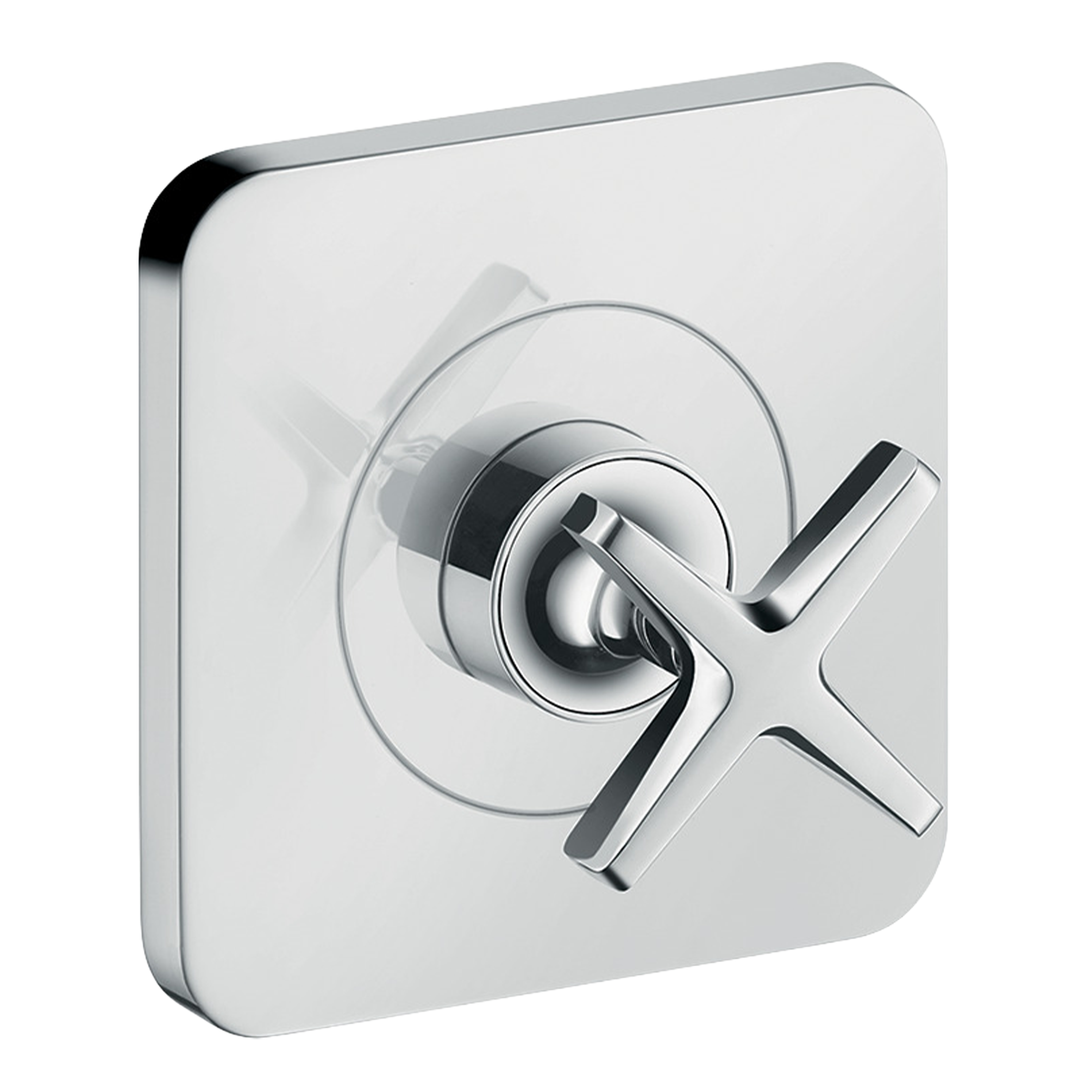AXOR Citterio E Concealed Shut-Off Valve 120/120 from Brandt in Chrome finish