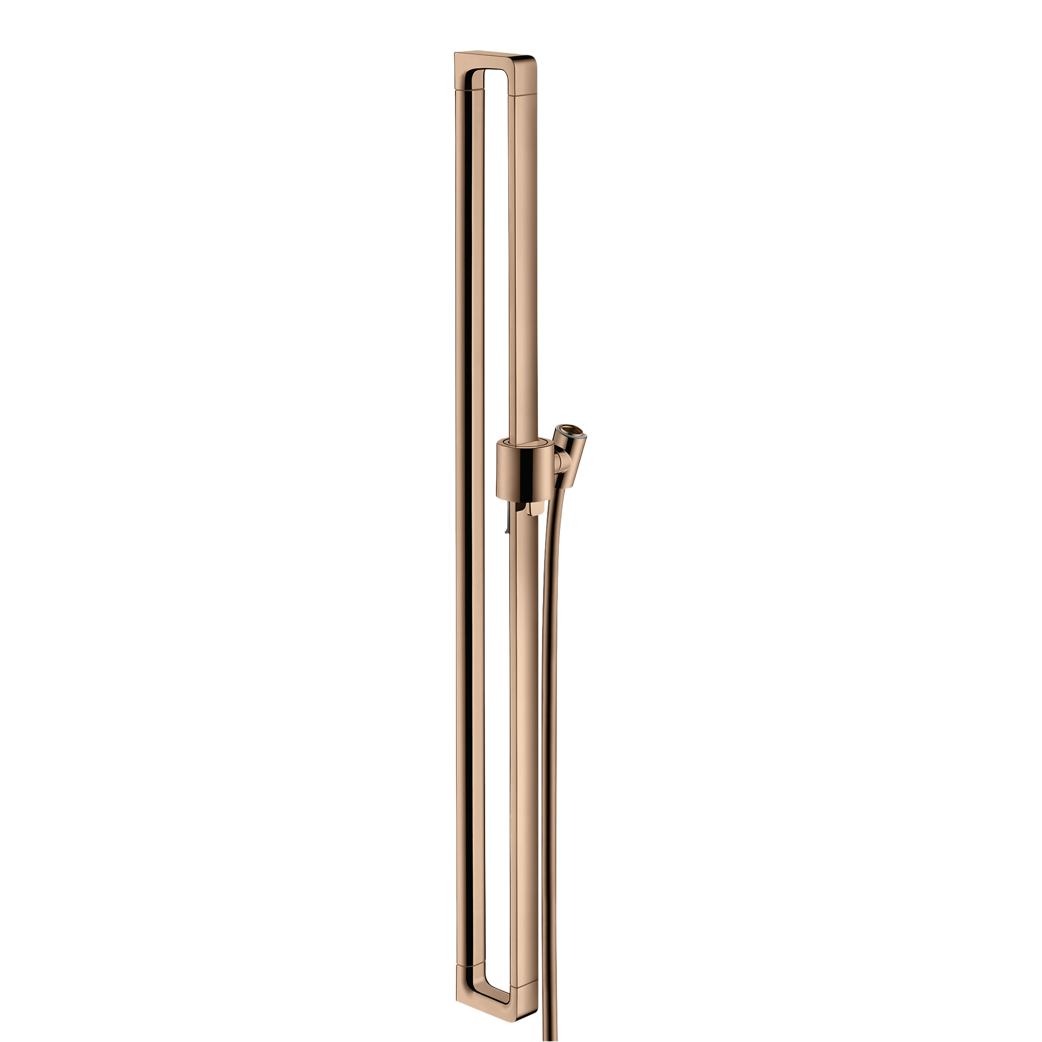 AXOR Citterio E Shower Bar 90 cm with 1,6 m Shower Hose from Brandt in Polished Red Gold finish