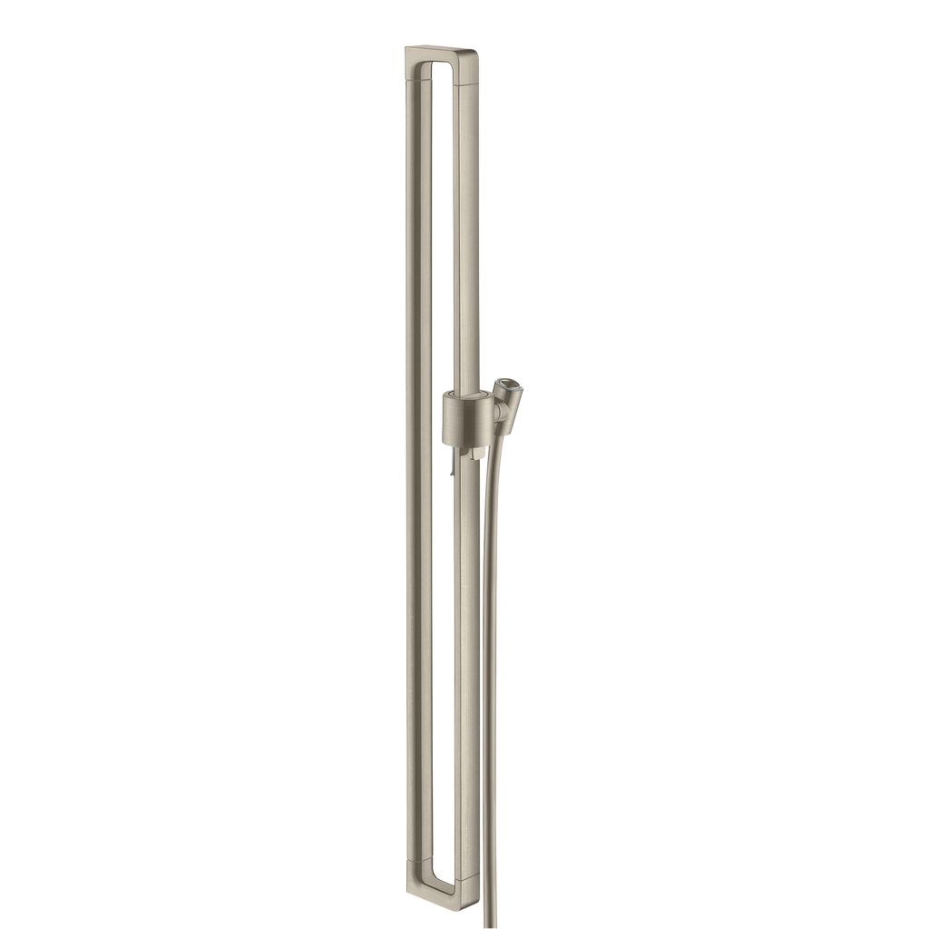 AXOR Citterio E Shower Bar 90 cm with 1,6 m Shower Hose from Brandt in Brushed Nickel finish