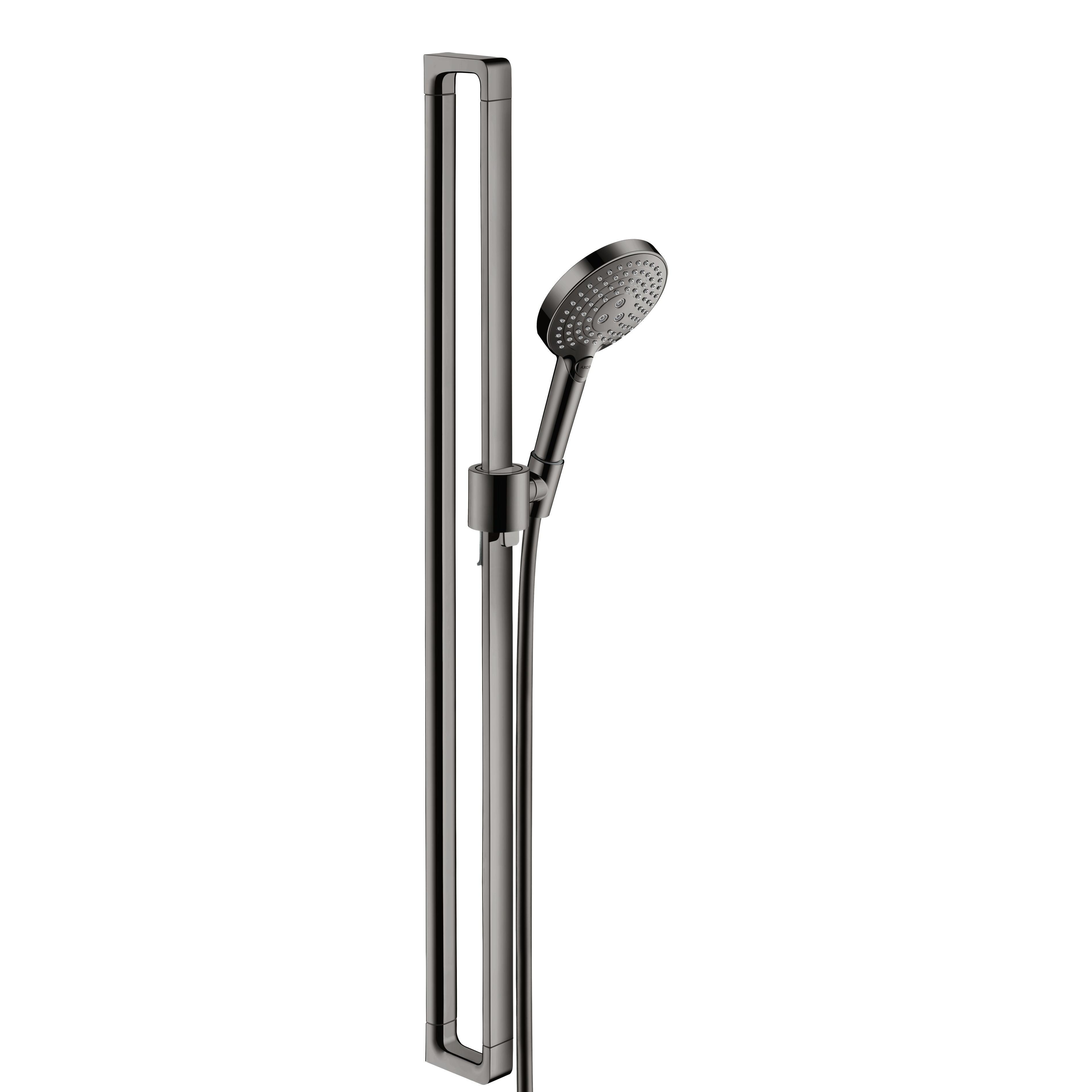 AXOR Citterio E Shower Set 90 cm with Hand Shower 120 3jet from Brandt in Polished Black Chrome finish