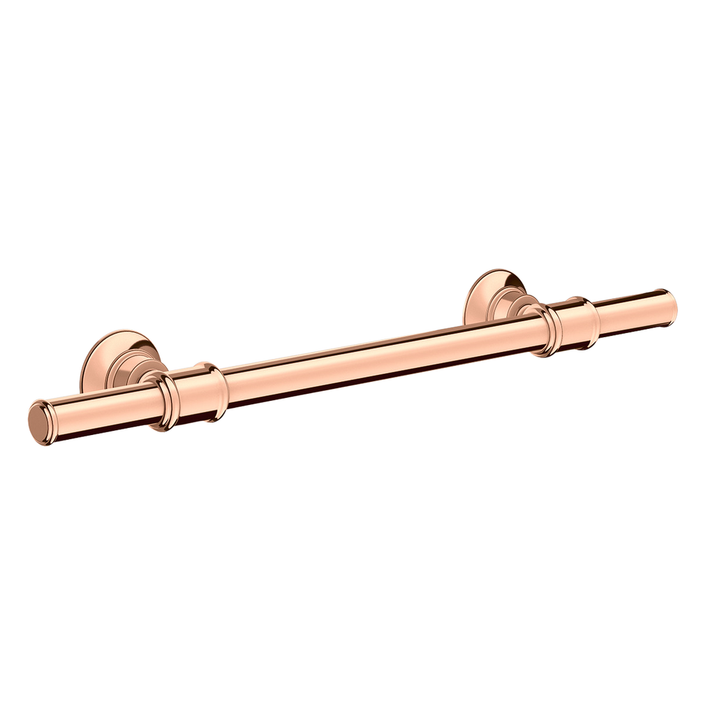 AXOR Montreux Bathroom Grab Bar from Brandt in Polished Red Gold finish