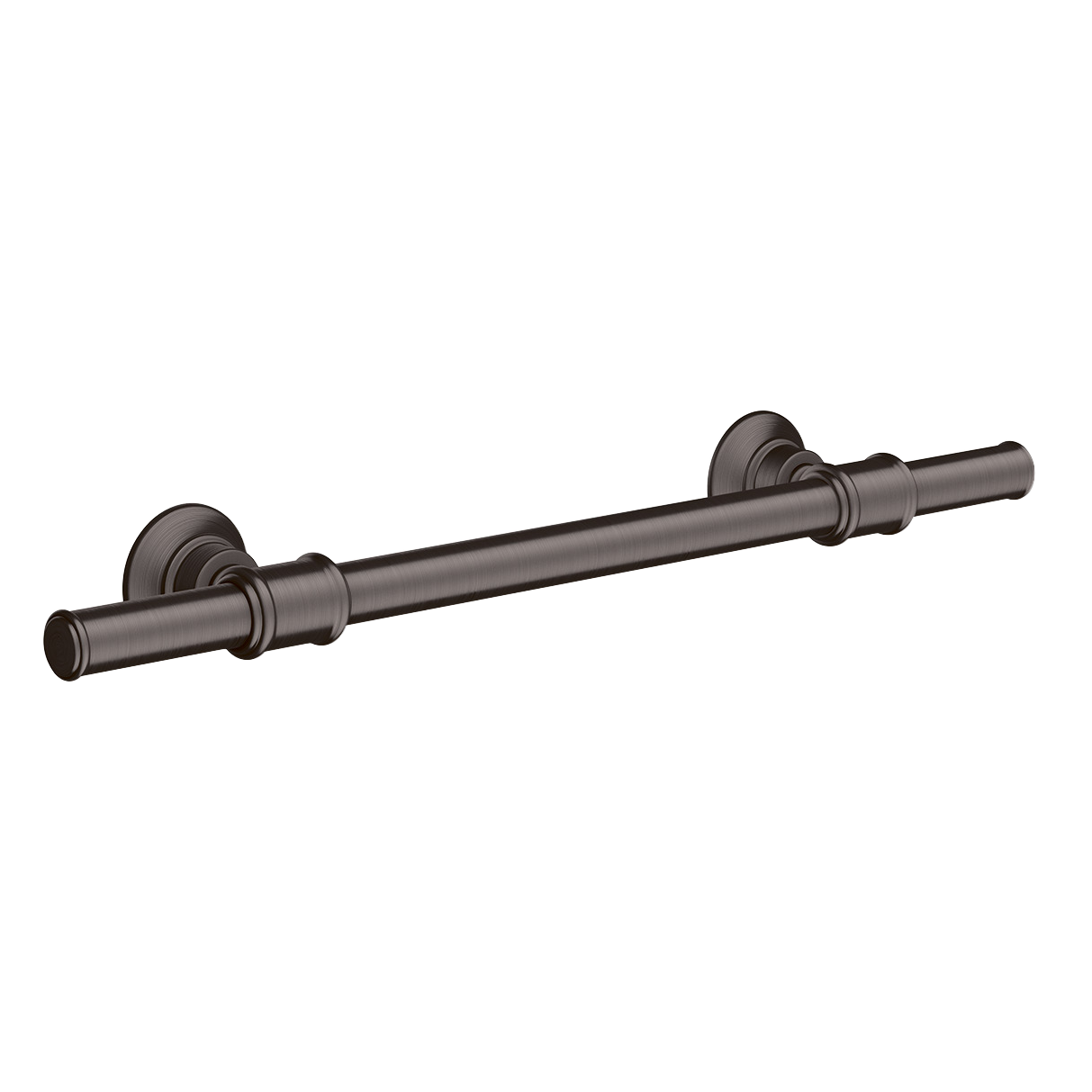 AXOR Montreux Bathroom Grab Bar from Brandt in Brushed Black Chrome finish