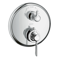 AXOR Montreux Concealed Shower Thermostat with Lever Handle and Shut-Off Diverter Valve from Brandt in Chrome finish