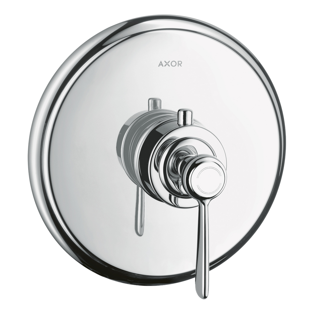 AXOR Montreux Concealed Highflow Shower Thermostat with Lever Handle from Brandt in Chrome finish