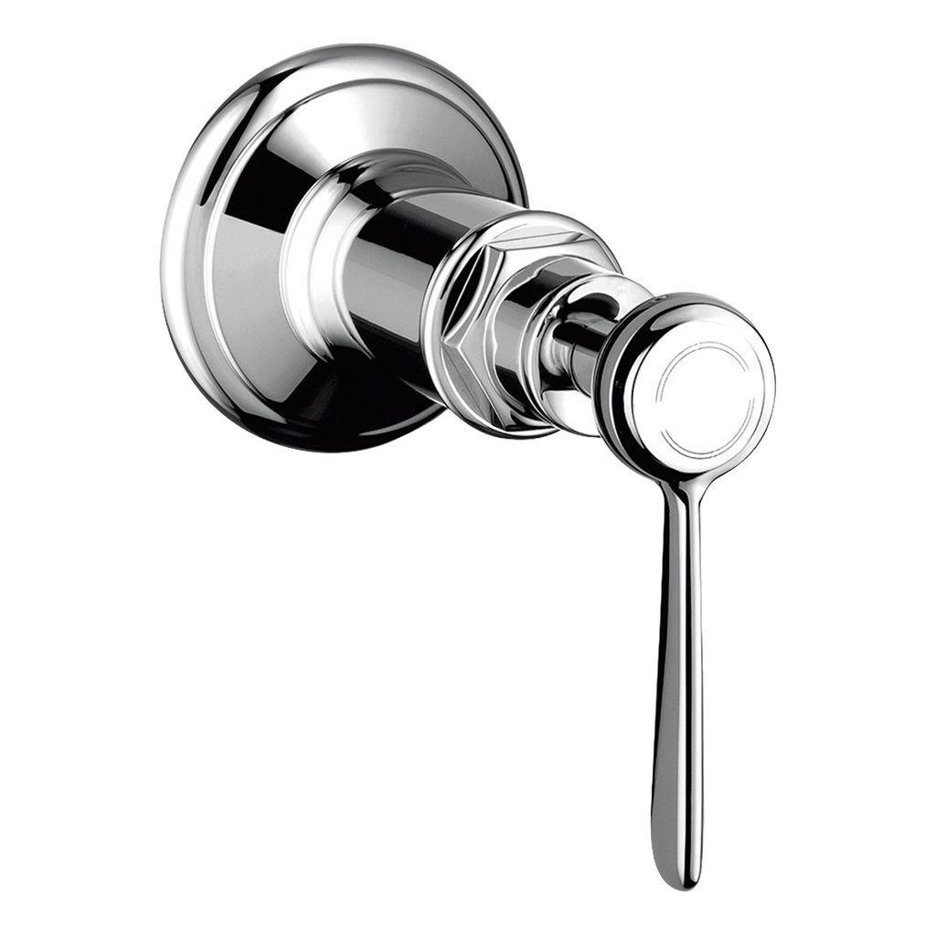 AXOR Montreux Concealed Shut Off Valve with Lever Handle from Brandt in Chrome finish