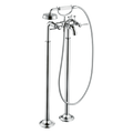 AXOR Montreux 2-Handle Floorstanding Bath & Shower Mixer Faucet with Lever Handles from Brandt in Chrome finish