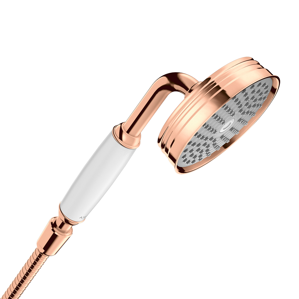 AXOR Montreux Hand Shower 100 1jet from Brandt in Polished Red Gold finish