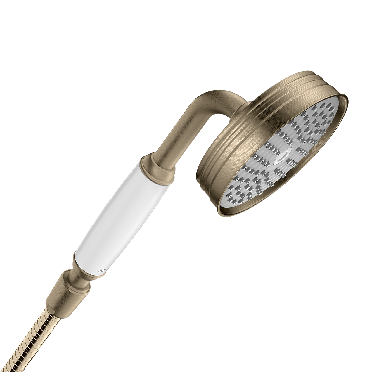 AXOR Montreux Hand Shower 100 1jet from Brandt in Brushed Nickel finish