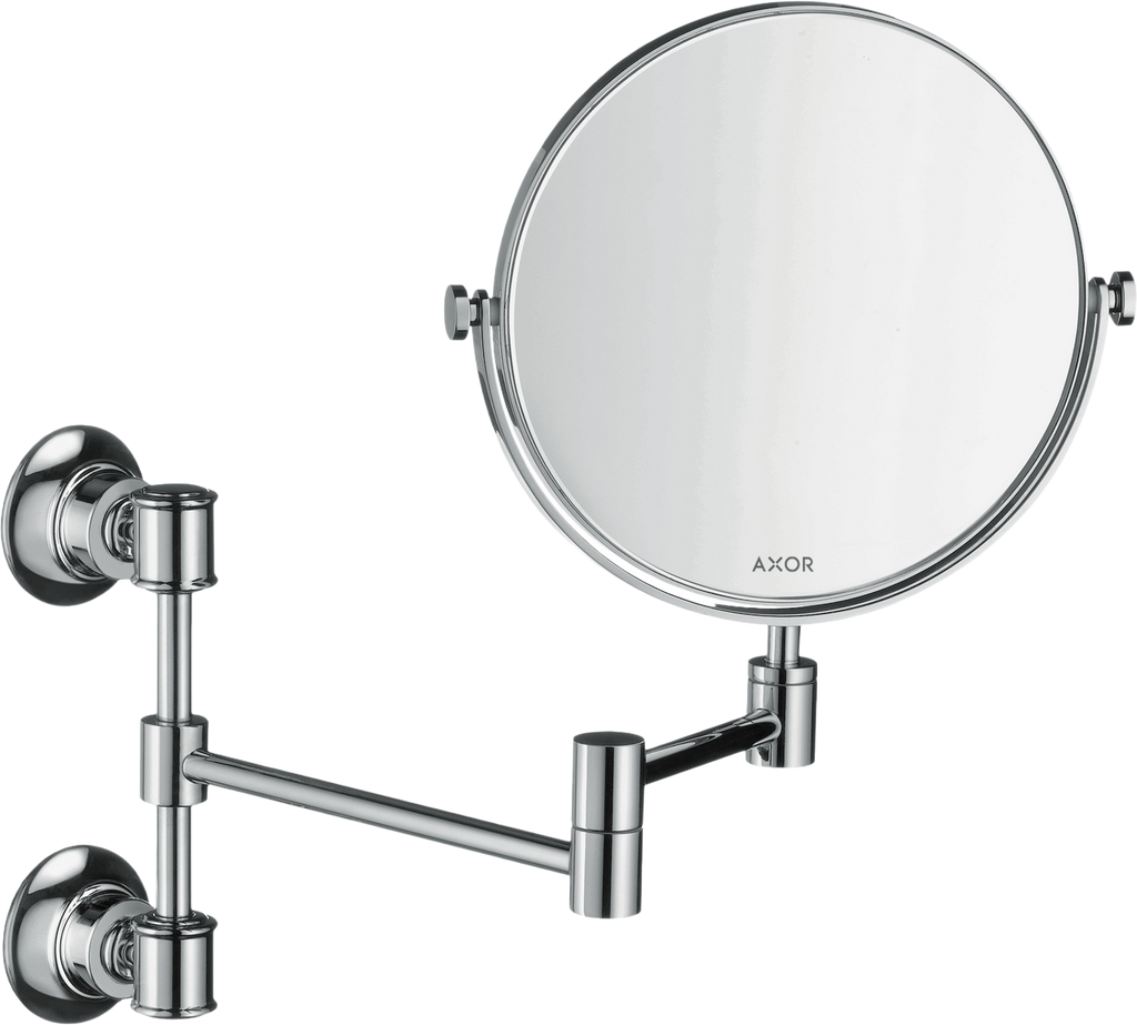 AXOR Montreux Makeup Mirror from Brandt in Chrome finish
