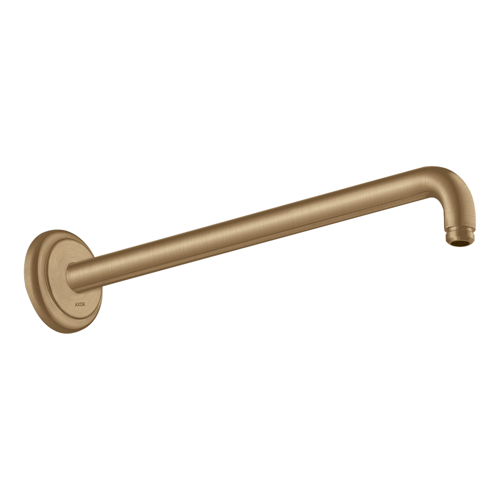 AXOR Montreux Shower Arm 1/2" 389 mm from Brandt in Brushed Bronze finish