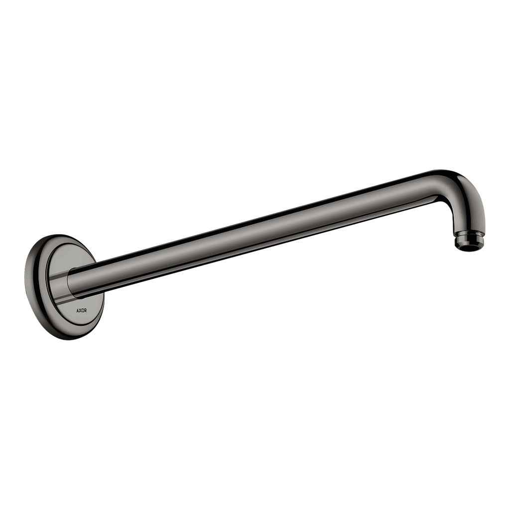 AXOR Montreux Shower Arm 1/2" 389 mm from Brandt in Polished Black Chrome finish