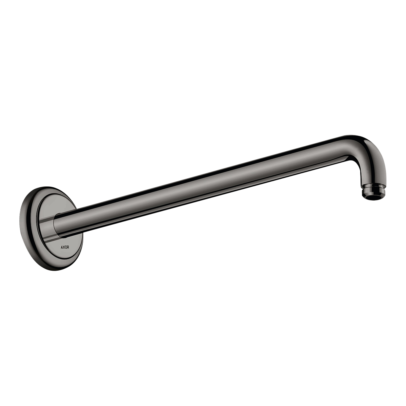 AXOR Montreux Shower Arm 1/2" 389 mm from Brandt in Polished Black Chrome finish