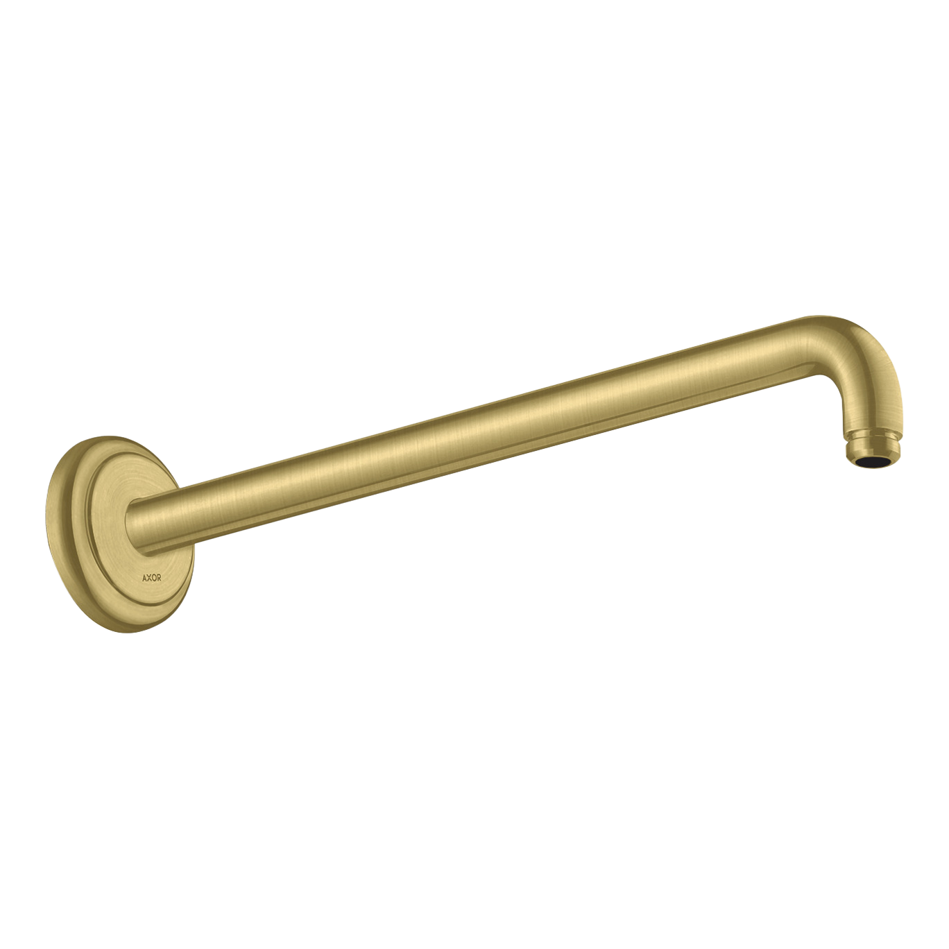 AXOR Montreux Shower Arm 1/2" 389 mm from Brandt in Brushed Brass finish