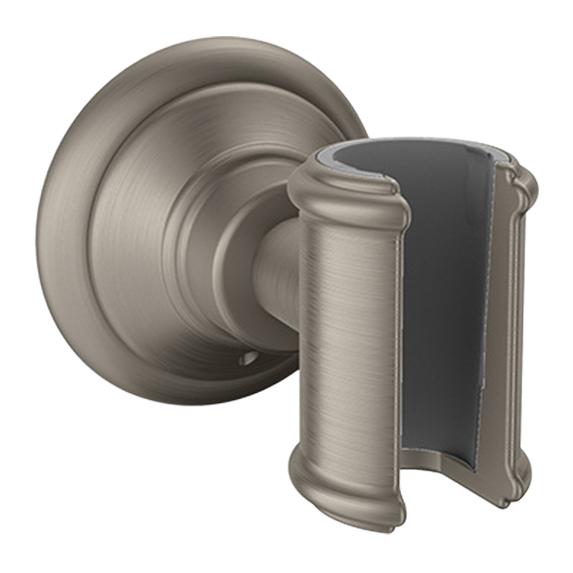 AXOR Montreux Classic Shower Holder from Brandt in Stainless Steel Optic finish
