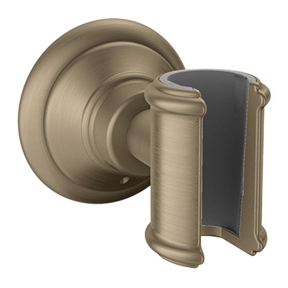 AXOR Montreux Classic Shower Holder from Brandt in Brushed Nickel finish