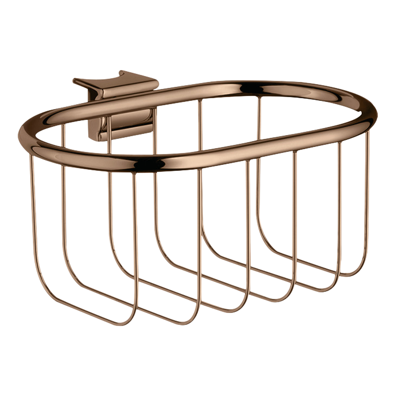 AXOR Montreux Soap Basket 160/83 from Brandt in Polished Red Gold finish