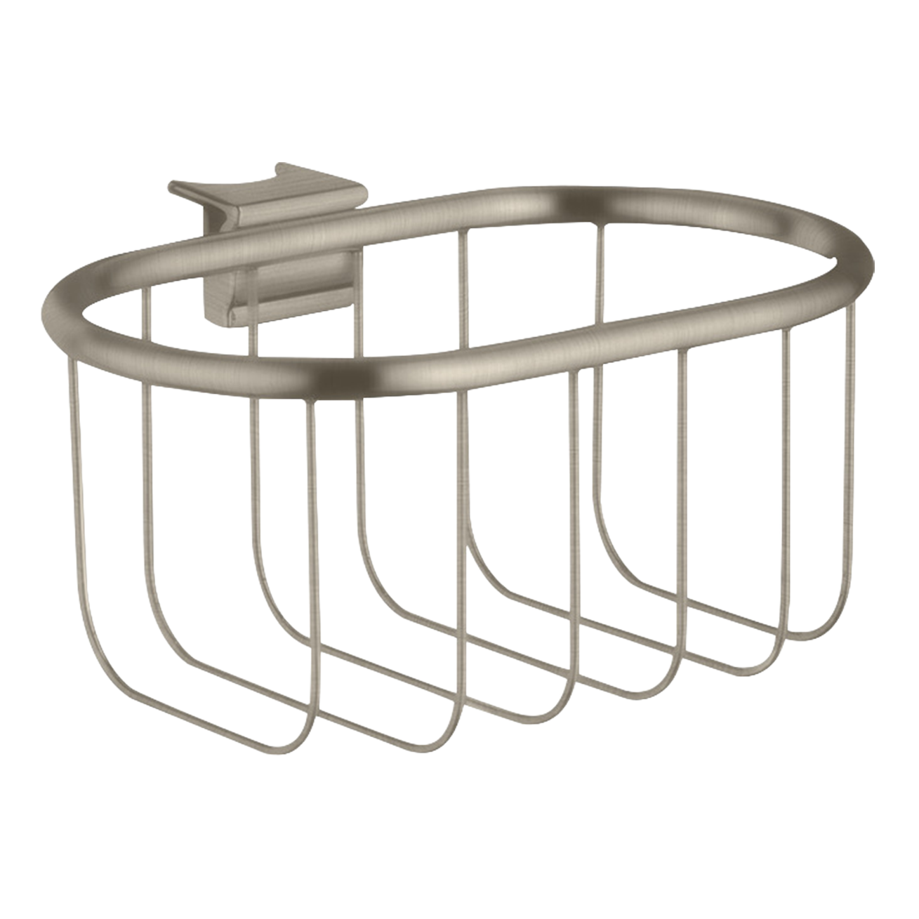 AXOR Montreux Soap Basket 160/83 from Brandt in Brushed Nickel finish