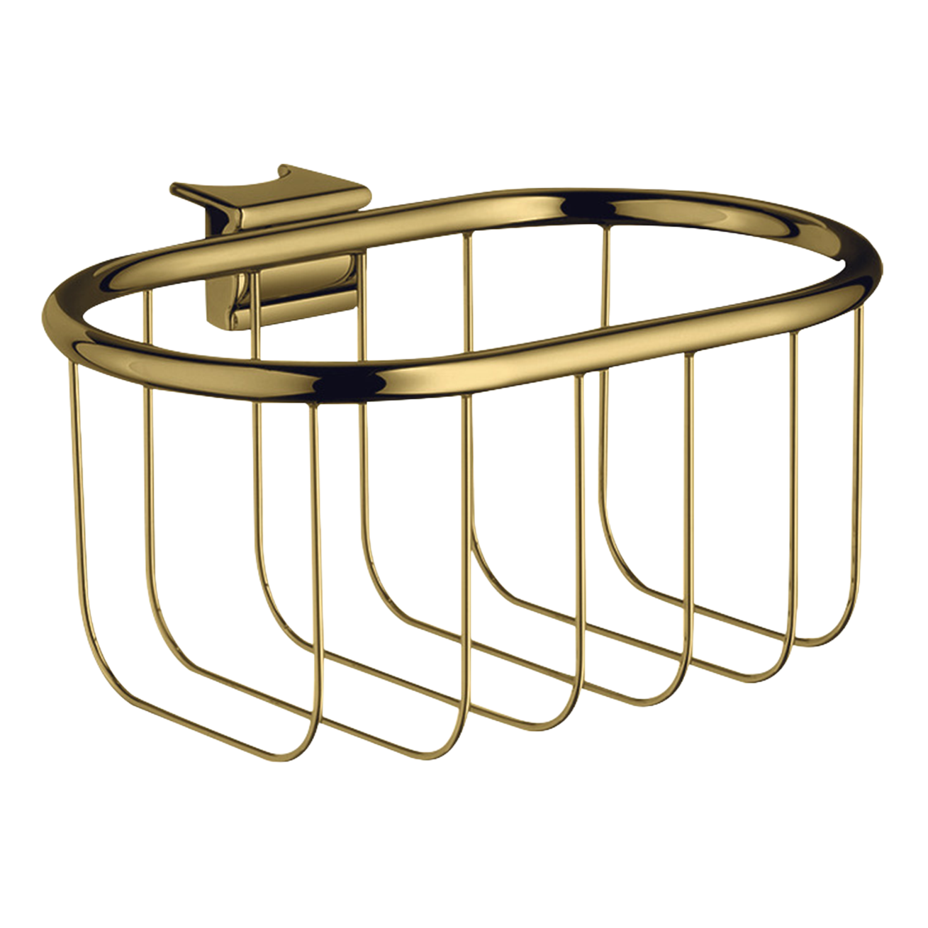 AXOR Montreux Soap Basket 160/83 from Brandt in Polished Gold Optic finish