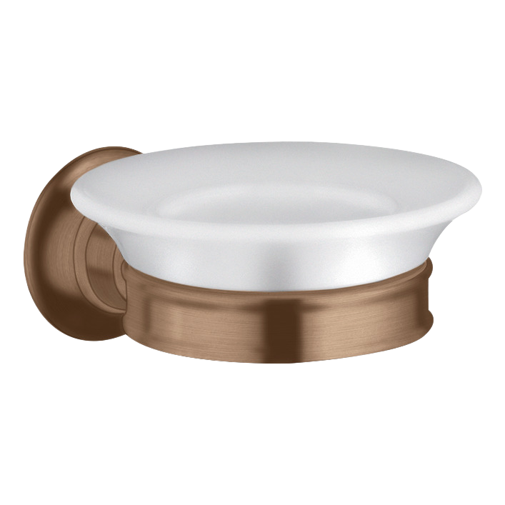 AXOR Montreux Soap Dish from Brandt in Brushed Red Gold finish