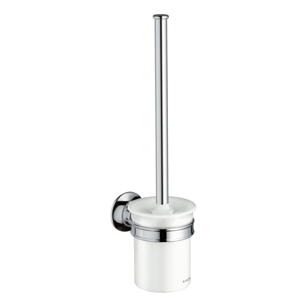 AXOR Montreux Wall-Mounted Toilet Brush from Brandt in Chrome finish