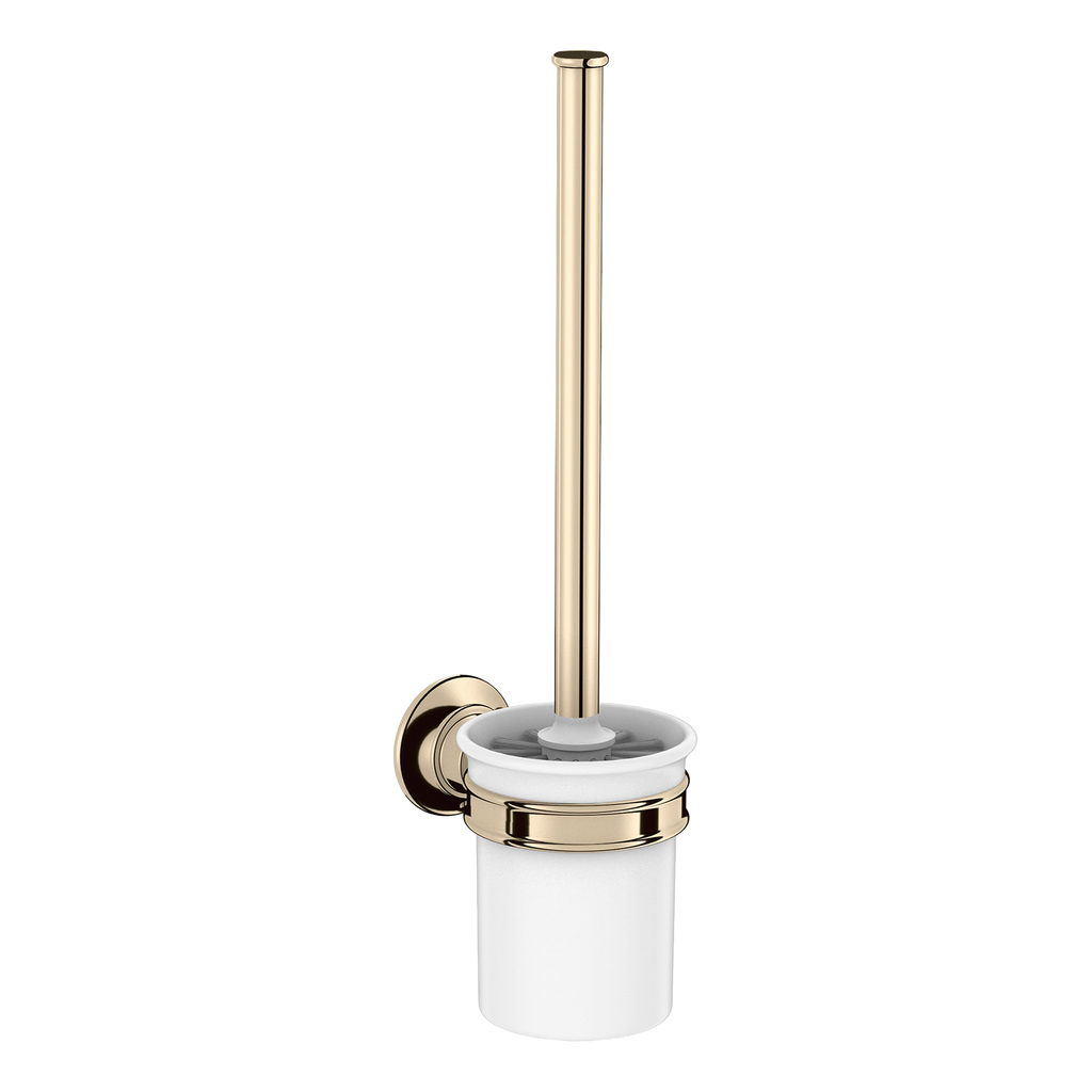 AXOR Montreux Wall-Mounted Toilet Brush from Brandt in Polished Nickel finish