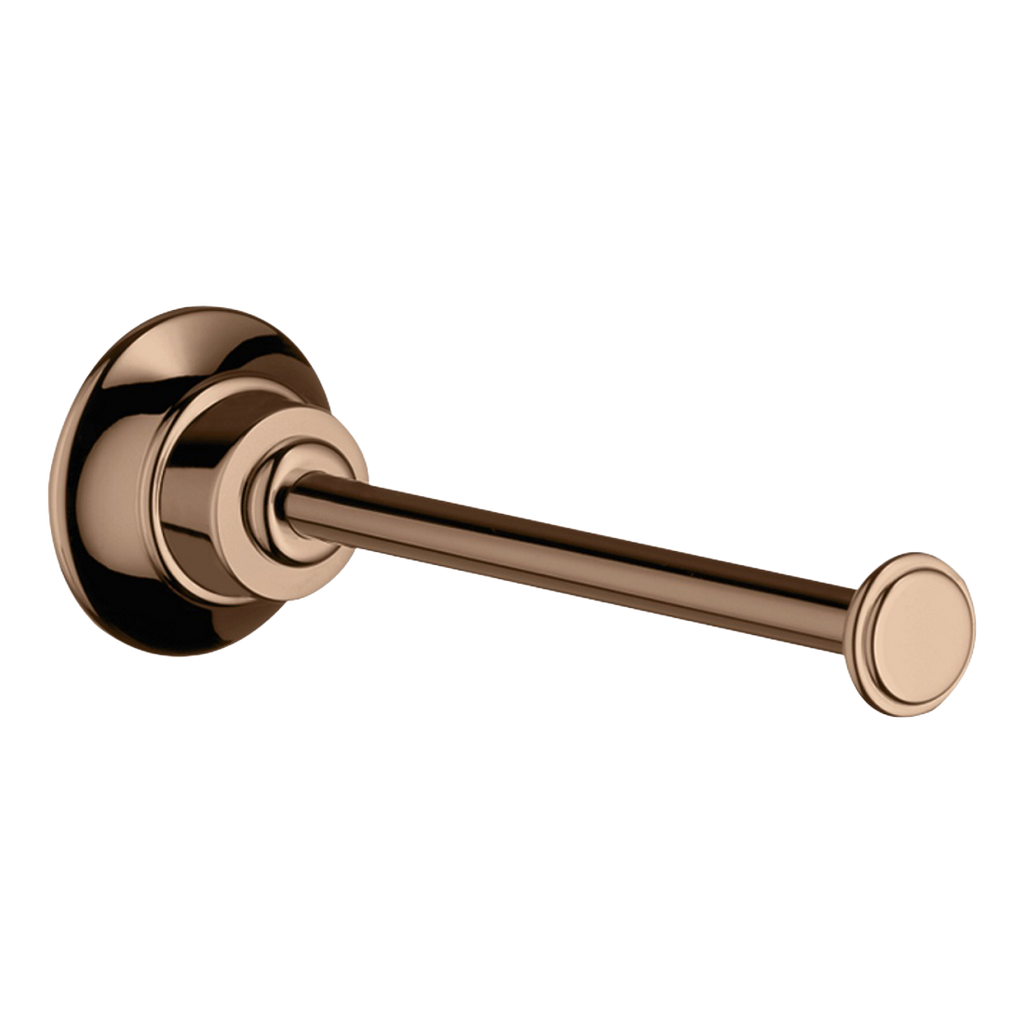 AXOR Montreux Spare Toilet Roll Holder from Brandt in Polished Red Gold finish