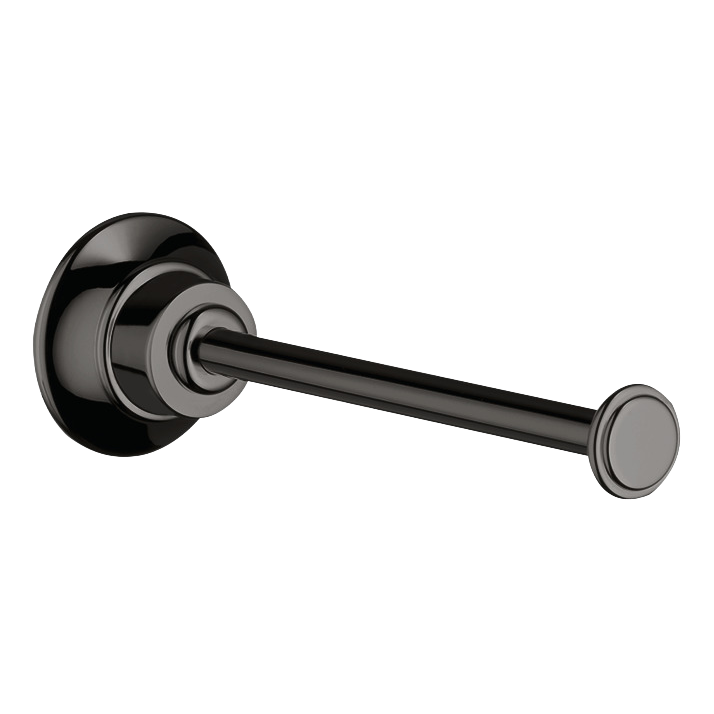 AXOR Montreux Spare Toilet Roll Holder from Brandt in Polished Black Chrome finish