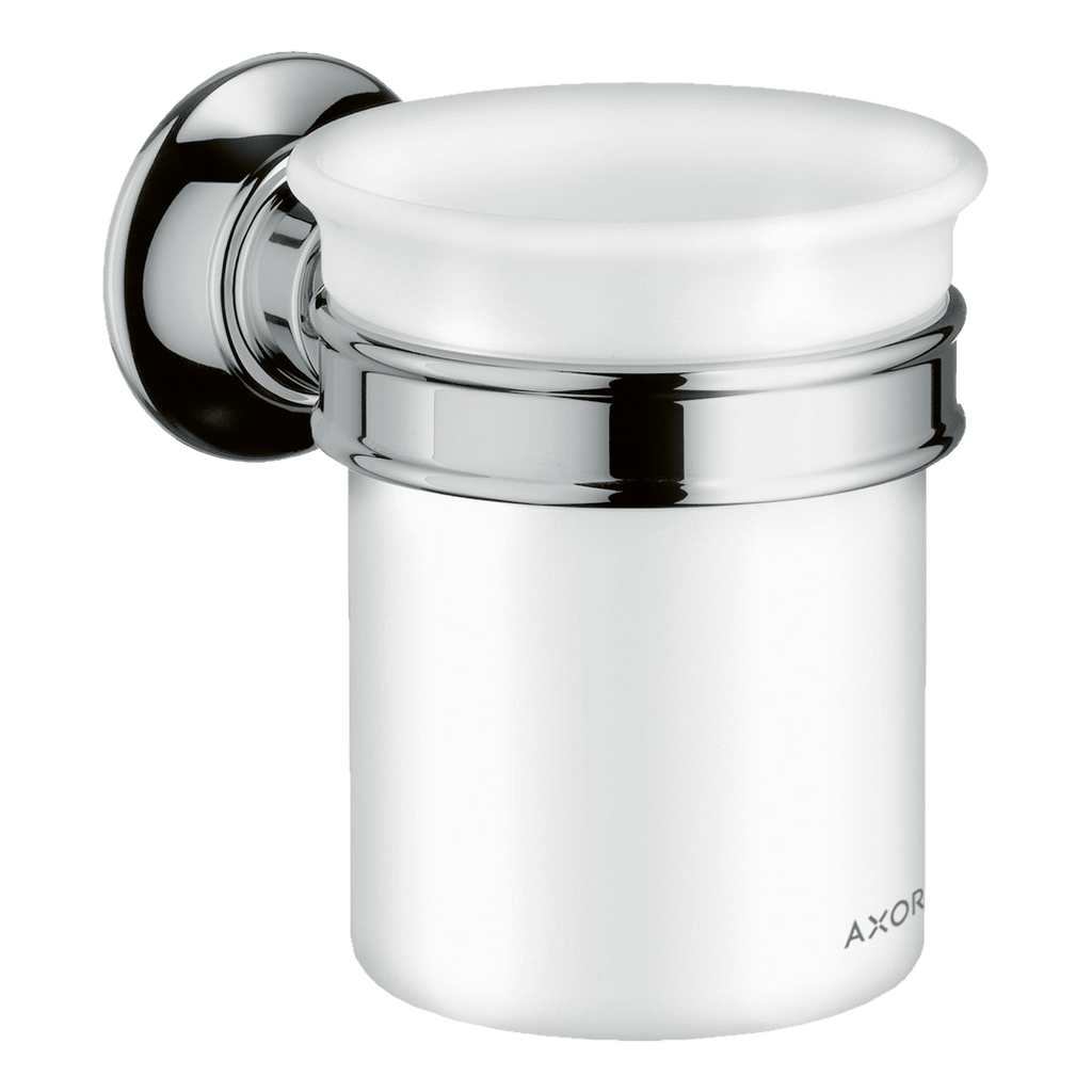 AXOR Montreux Toothbrush Tumbler from Brandt in Chrome finish