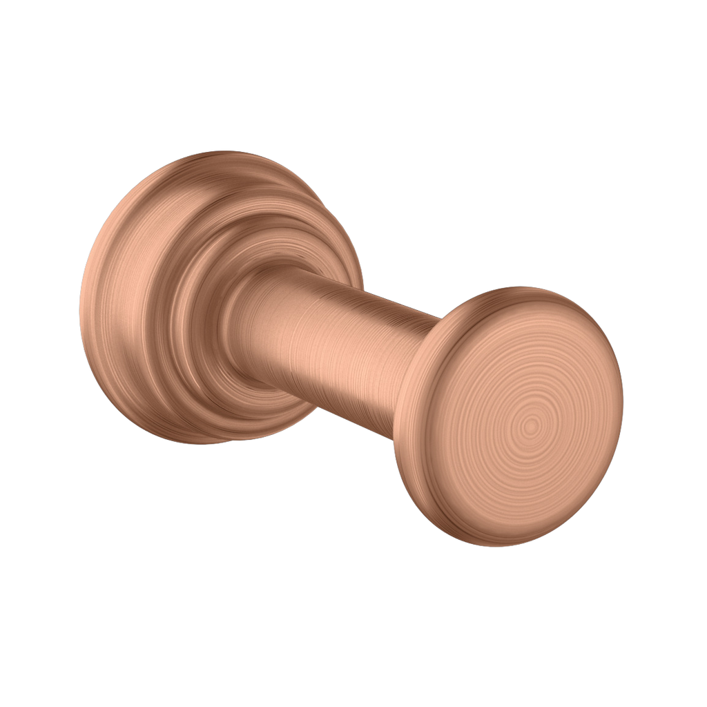 AXOR Montreux Towel Hook from Brandt in Brushed Red Gold finish