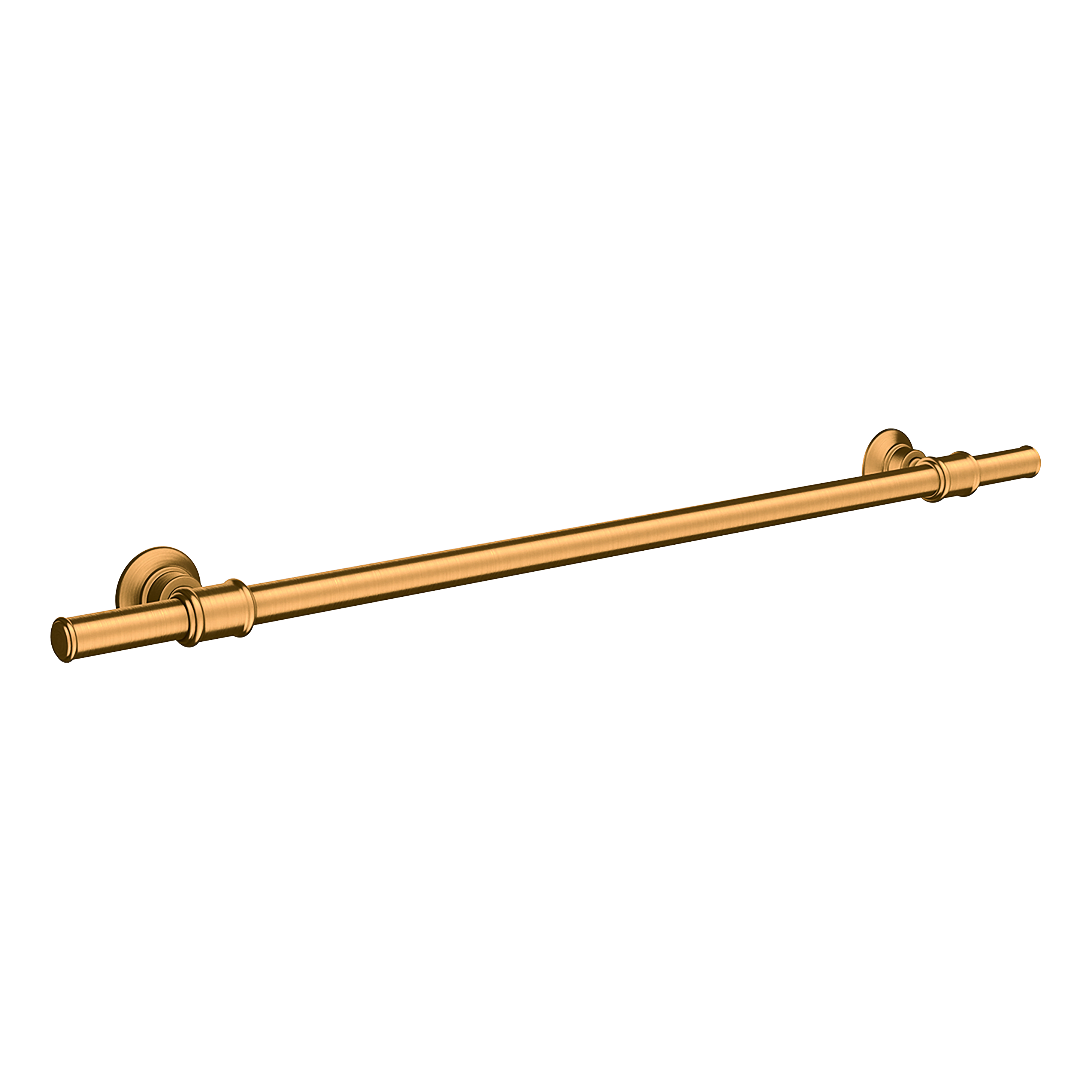 AXOR Montreux Bath Towel Rail 600/783 mm from Brandt in Brushed Gold Optic finish