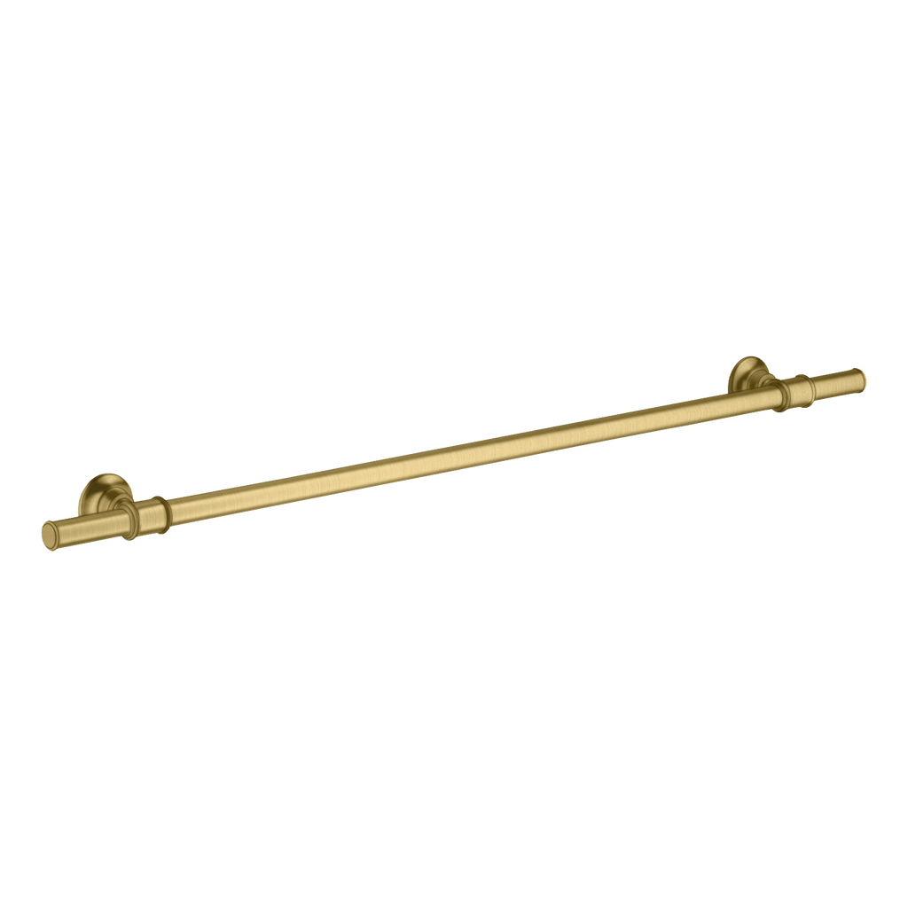 AXOR Montreux Bath Towel Rail 800/983 mm from Brandt in Brushed Gold Optic finish