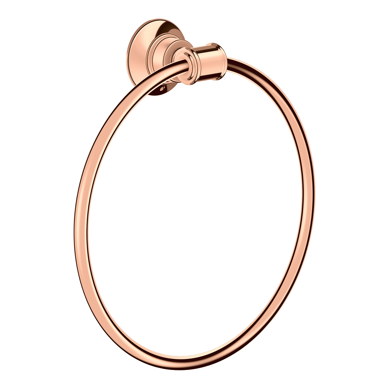 AXOR Montreux Towel Ring from Brandt in Polished Red Gold finish