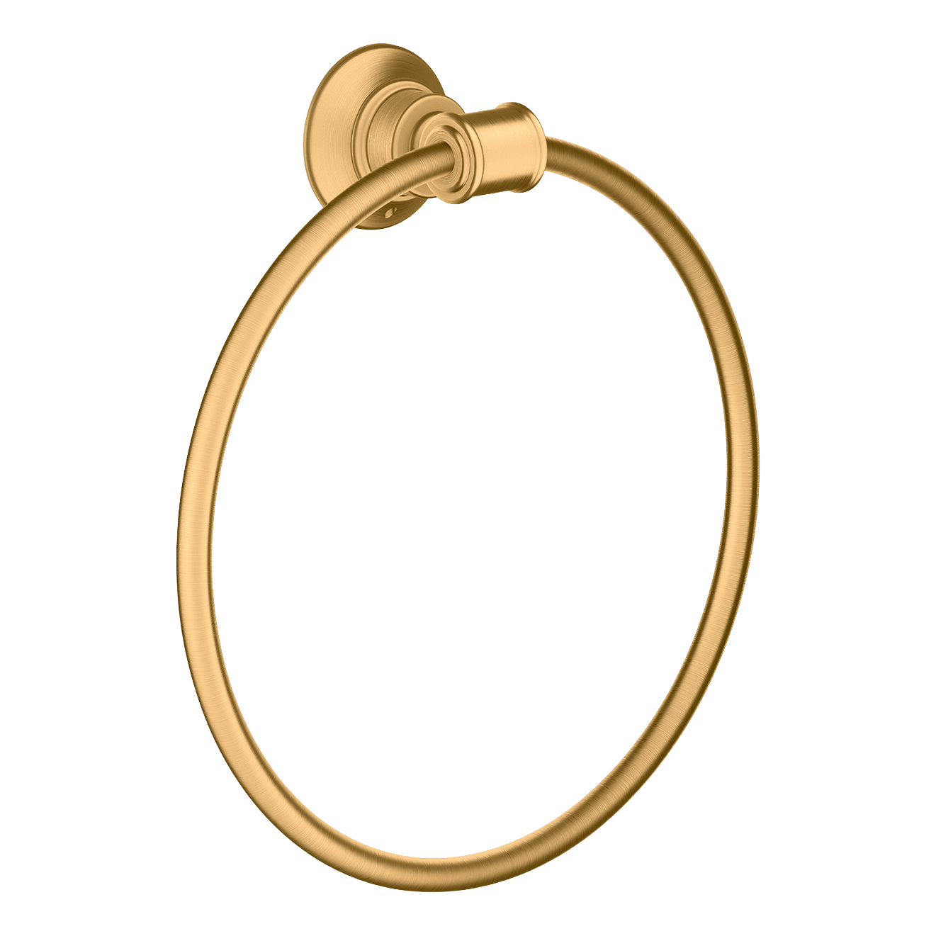 AXOR Montreux Towel Ring from Brandt in Brushed Brass finish