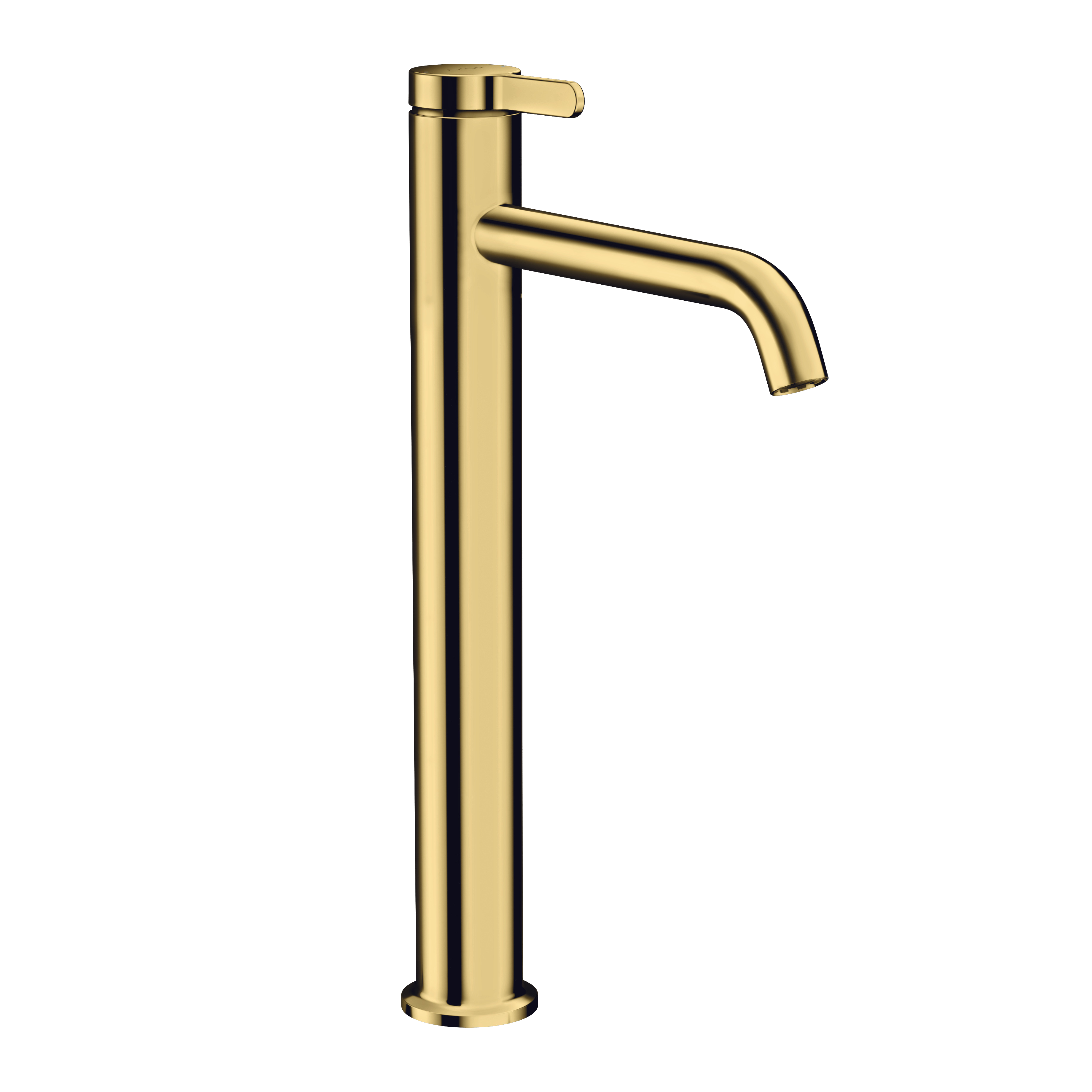 AXOR One Single Lever Handle Basin Mixer Faucet 260 with Open Waste Set from Brandt in Polished Gold Optic finish