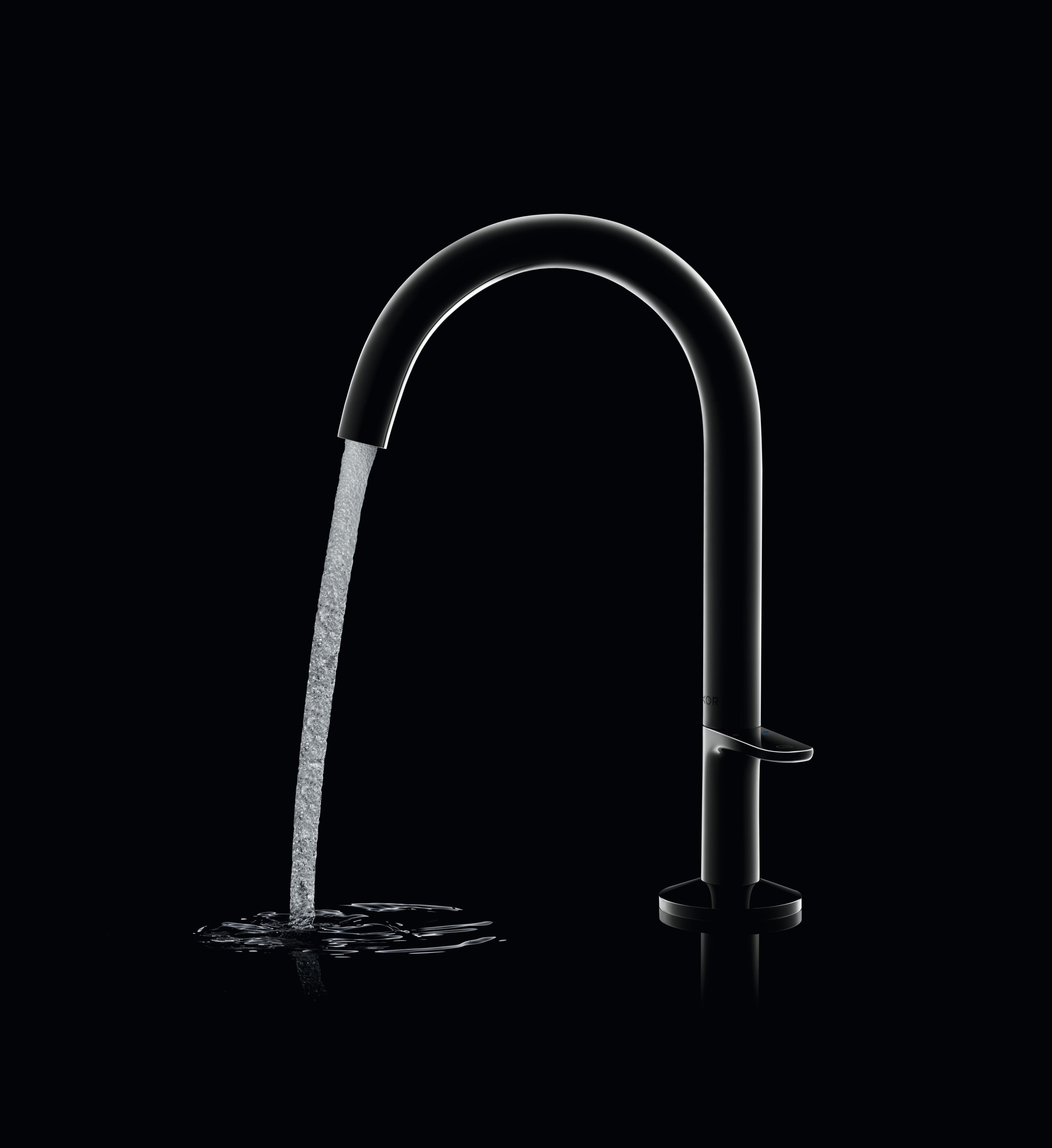 AXOR One Basin Mixer Faucet Select 170 with Push-Open Waste Set from Brandt in Chrome finish