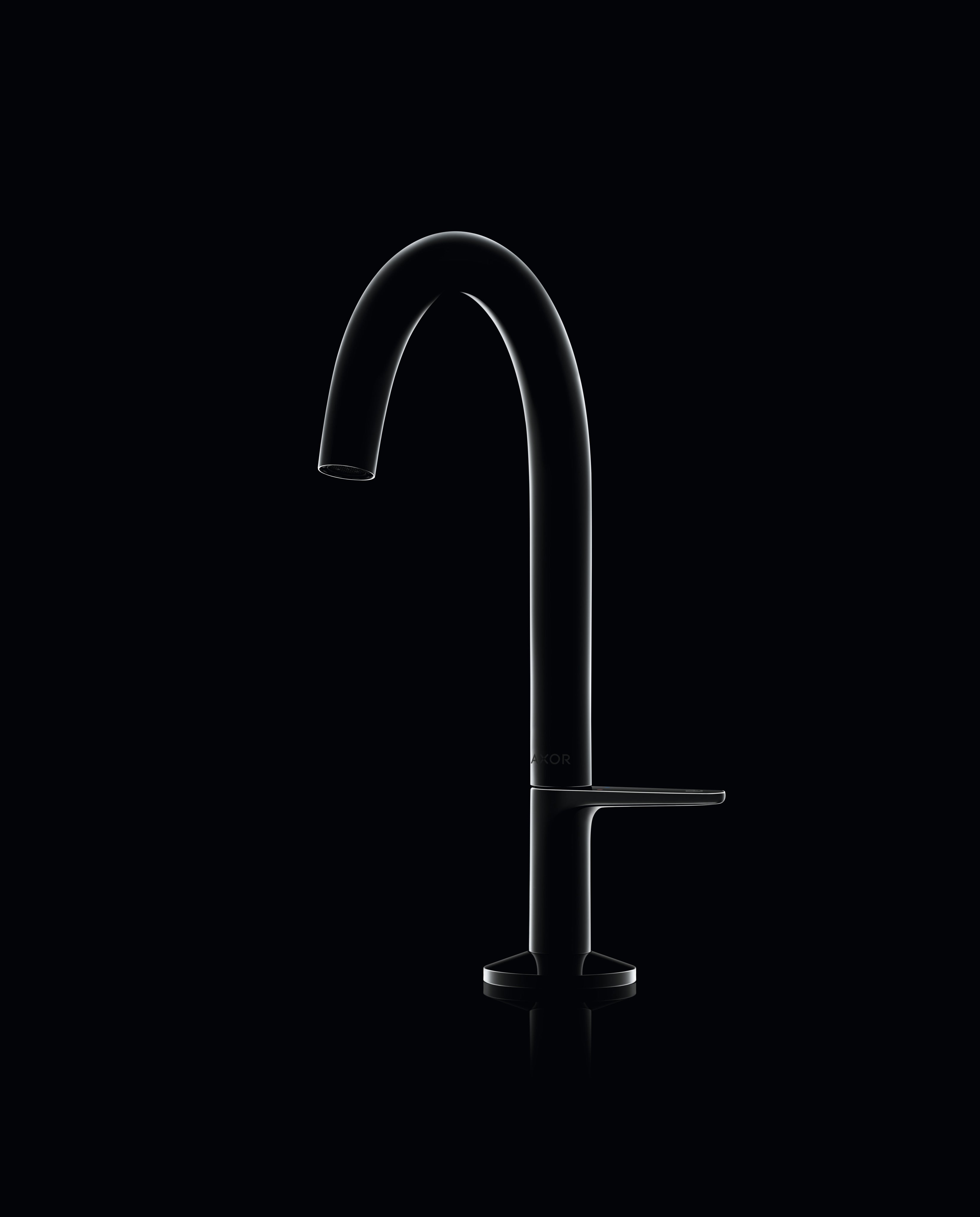 AXOR One Basin Mixer Faucet Select 170 with Push-Open Waste Set from Brandt in Chrome finish