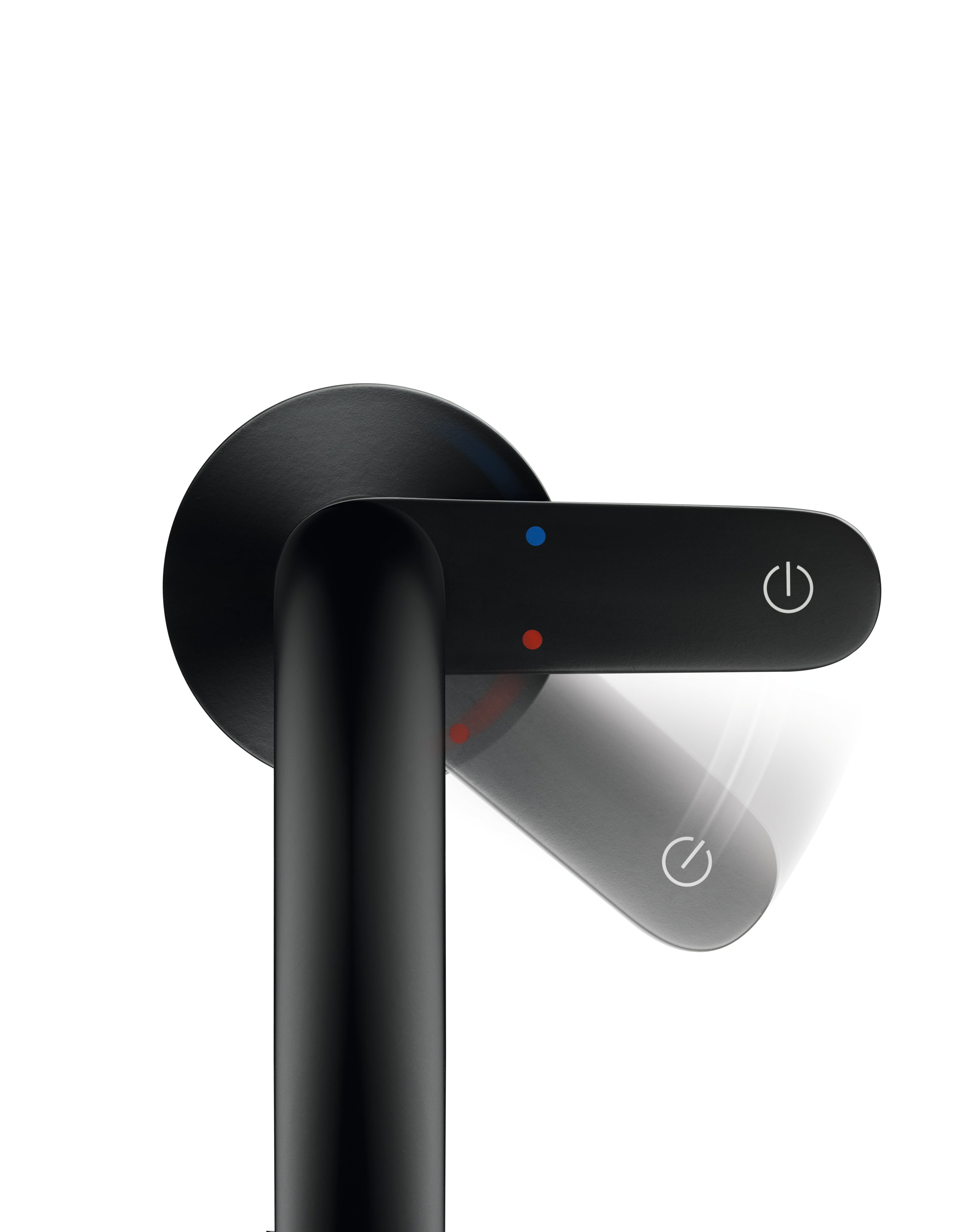 AXOR One Basin Mixer Faucet Select 170 with Push-Open Waste Set from Brandt in Matt Black finish